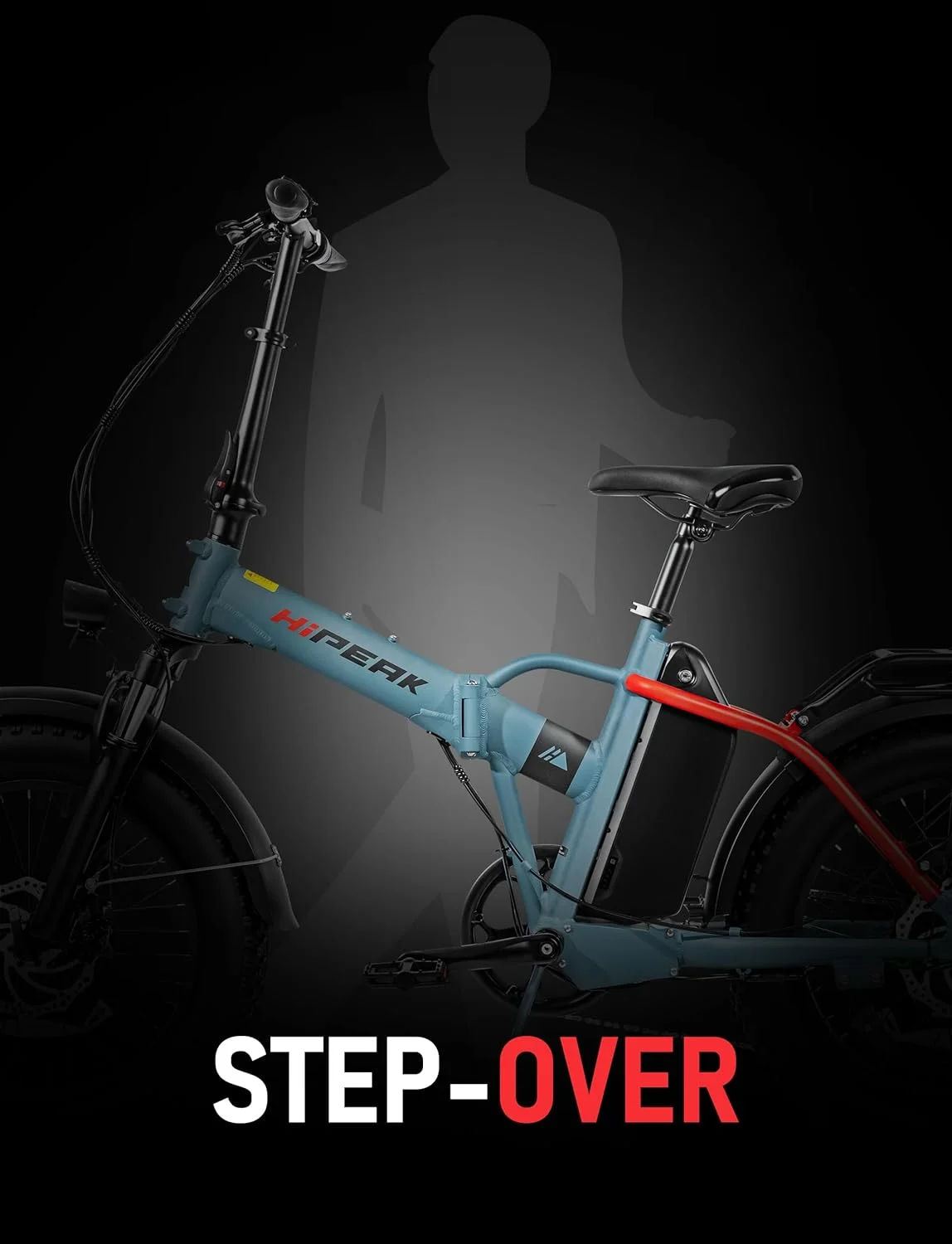 Hipeak 750W Electric Bike for Adults Folding Ebike 48V 15Ah 20