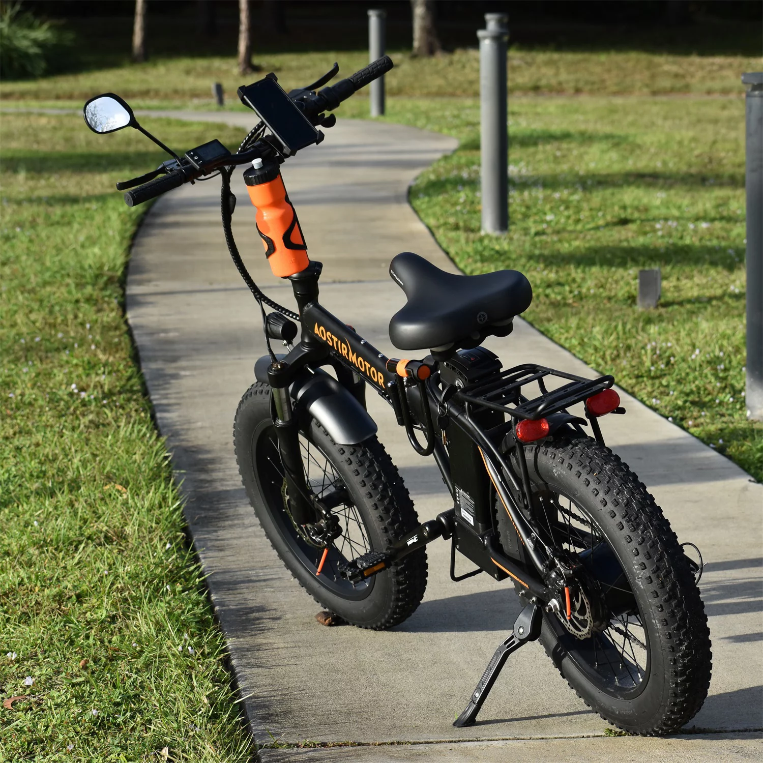 Resenkos 500W Electric Bicycle Foldable for Adults, Professional BMX E-Bike W/ 20