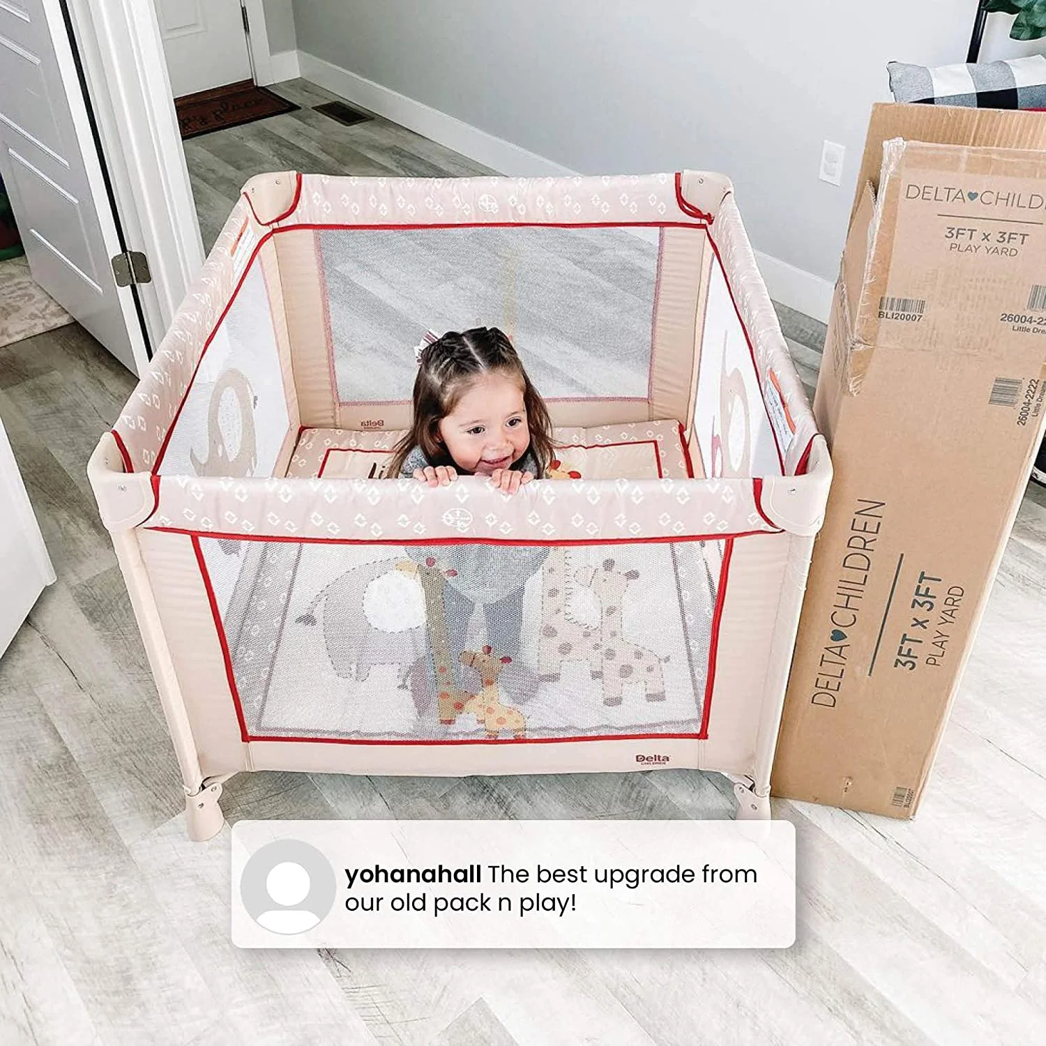 Delta Children Play Yard, Safari Fun, 36