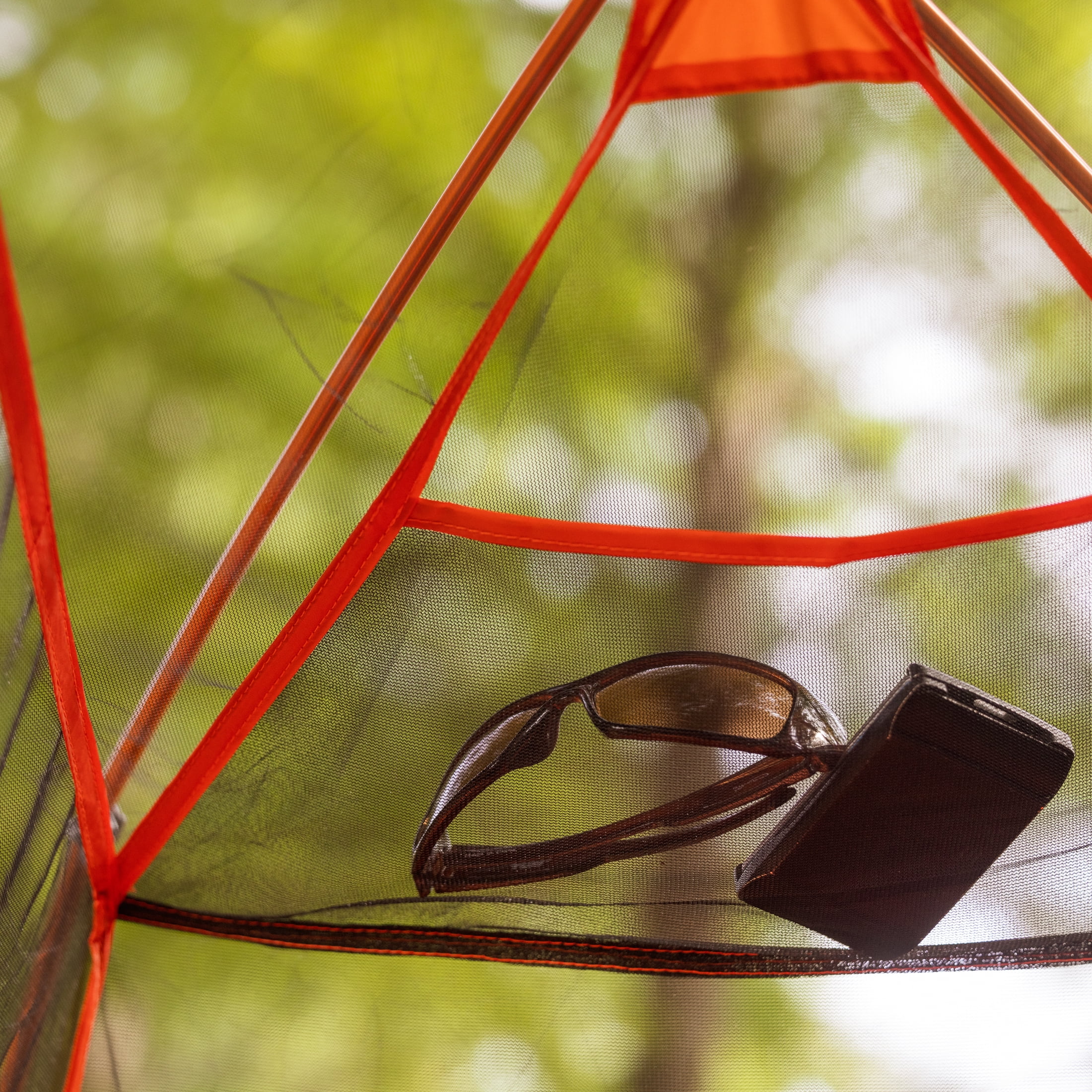 Ozark Trail 1-Person Lightweight Backpacking Tent, 82 in. x 51 in., 3.65 lb. Carry Weight, Orange - Womvr