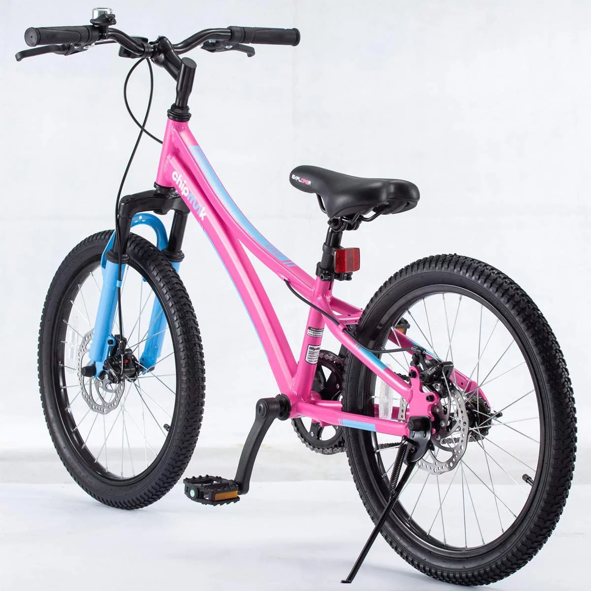 Royalbaby Explorer 20 In. Children's Bicycle, Black and Blue - Womvr