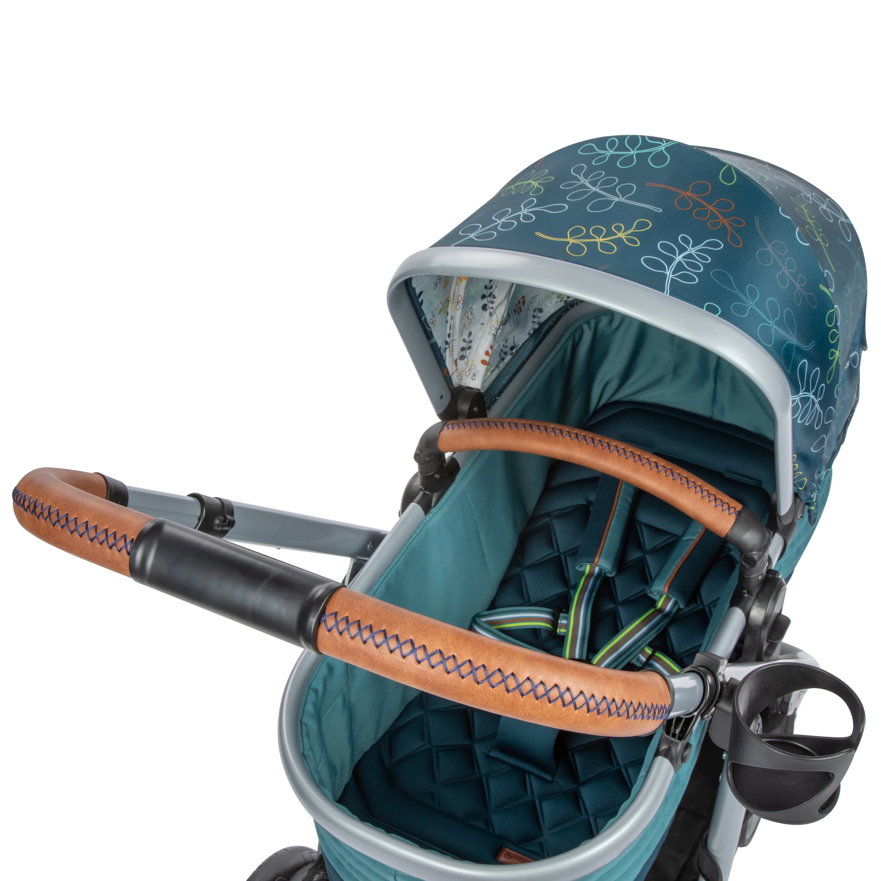 Monbebe Lynx 6 in 1 Modular Travel System Stroller and Infant Car Seat, Leaf - Womvr