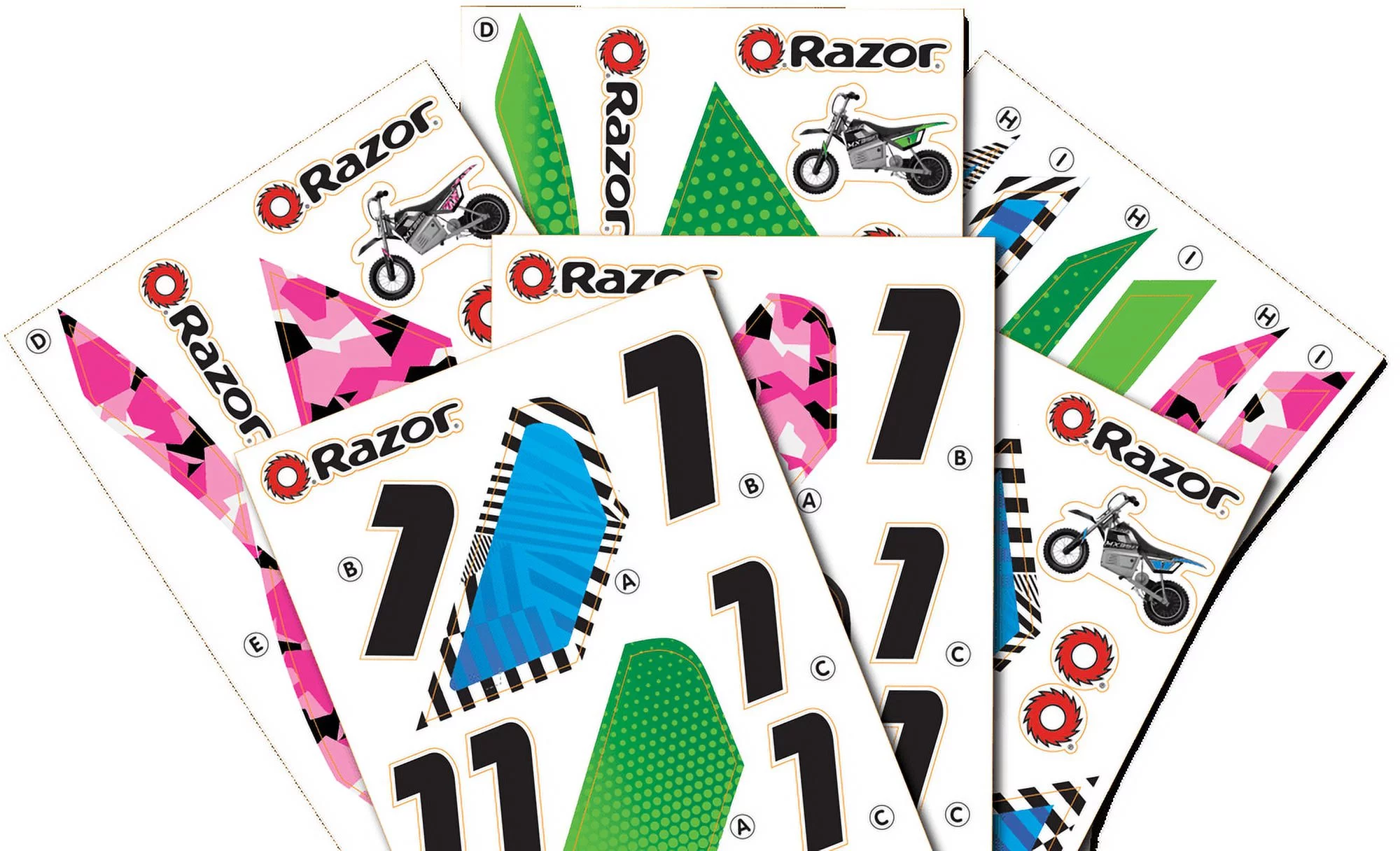 Razor Dirt Rocket MX350 - Black with Decals Included, 24V Electric-Powered Dirt Bike for Kids 13+ - Womvr