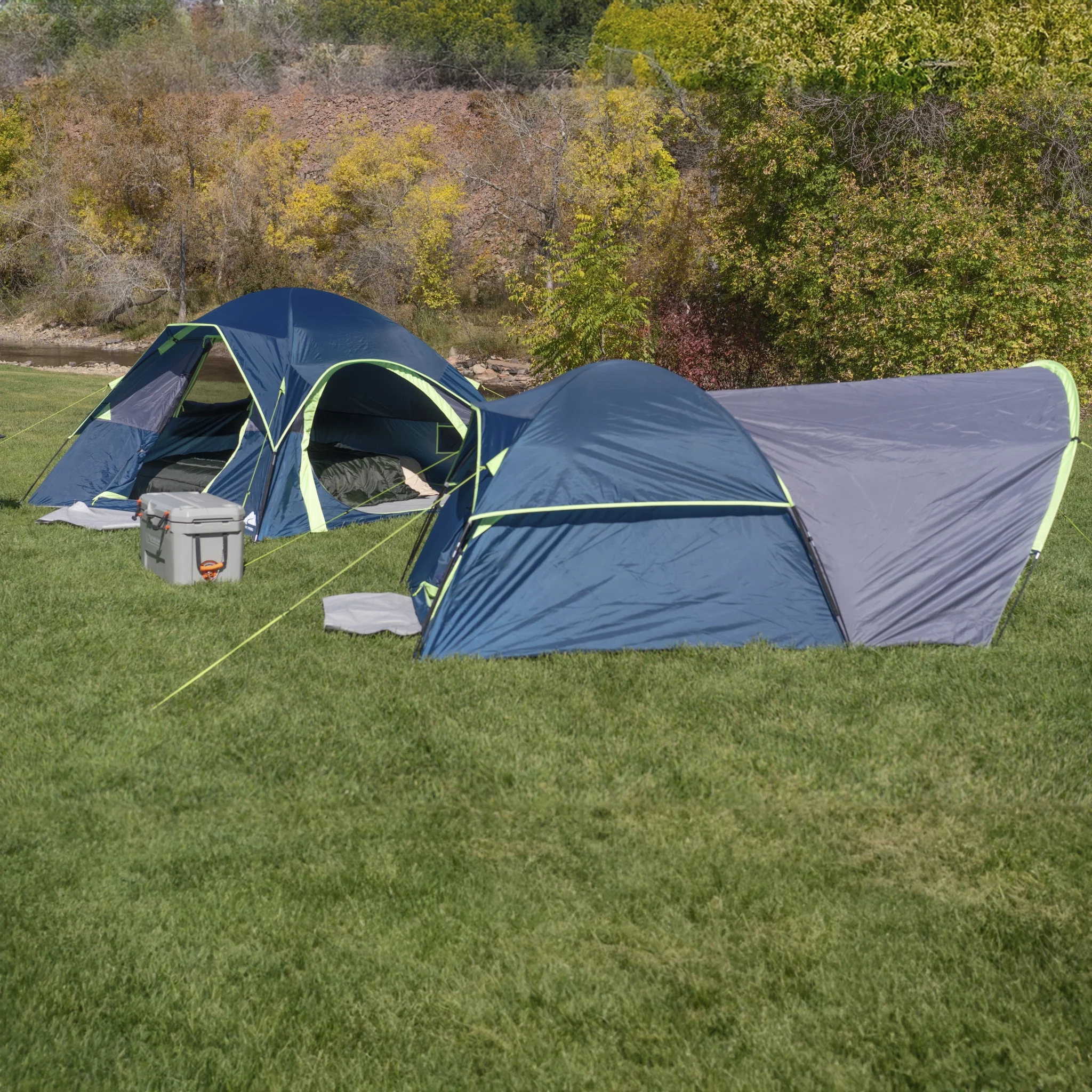 Ozark Trail 8 Person Dual Dome Tent - 17ft. x 9ft. - 21.89 lbs. - Womvr
