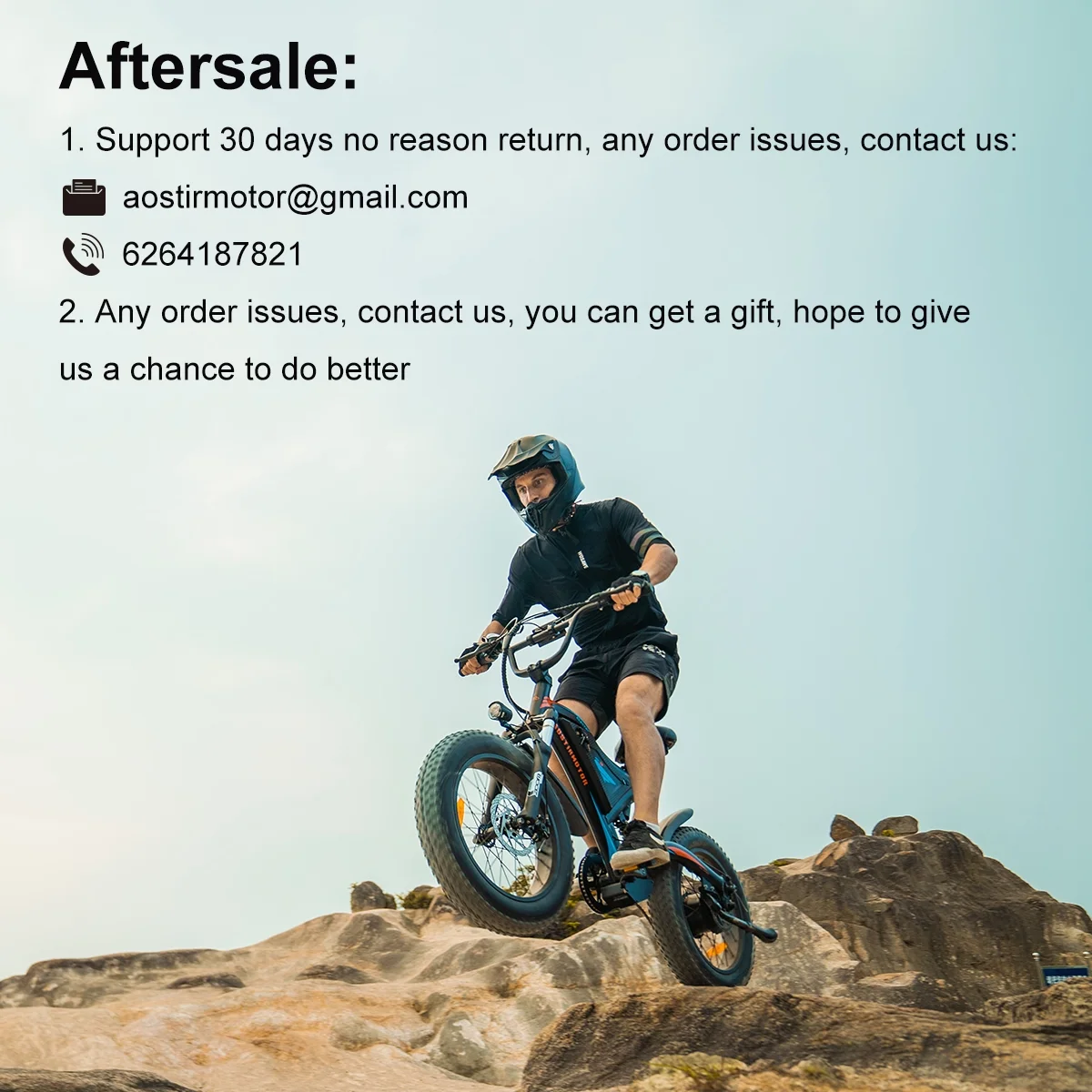 Aostirmotor Electric Mountain Bike 750W 48V15Ah Removable Lithium Battery, Fat Tire Ebike 26x4.0 inch Electric Bike for Adults - Womvr