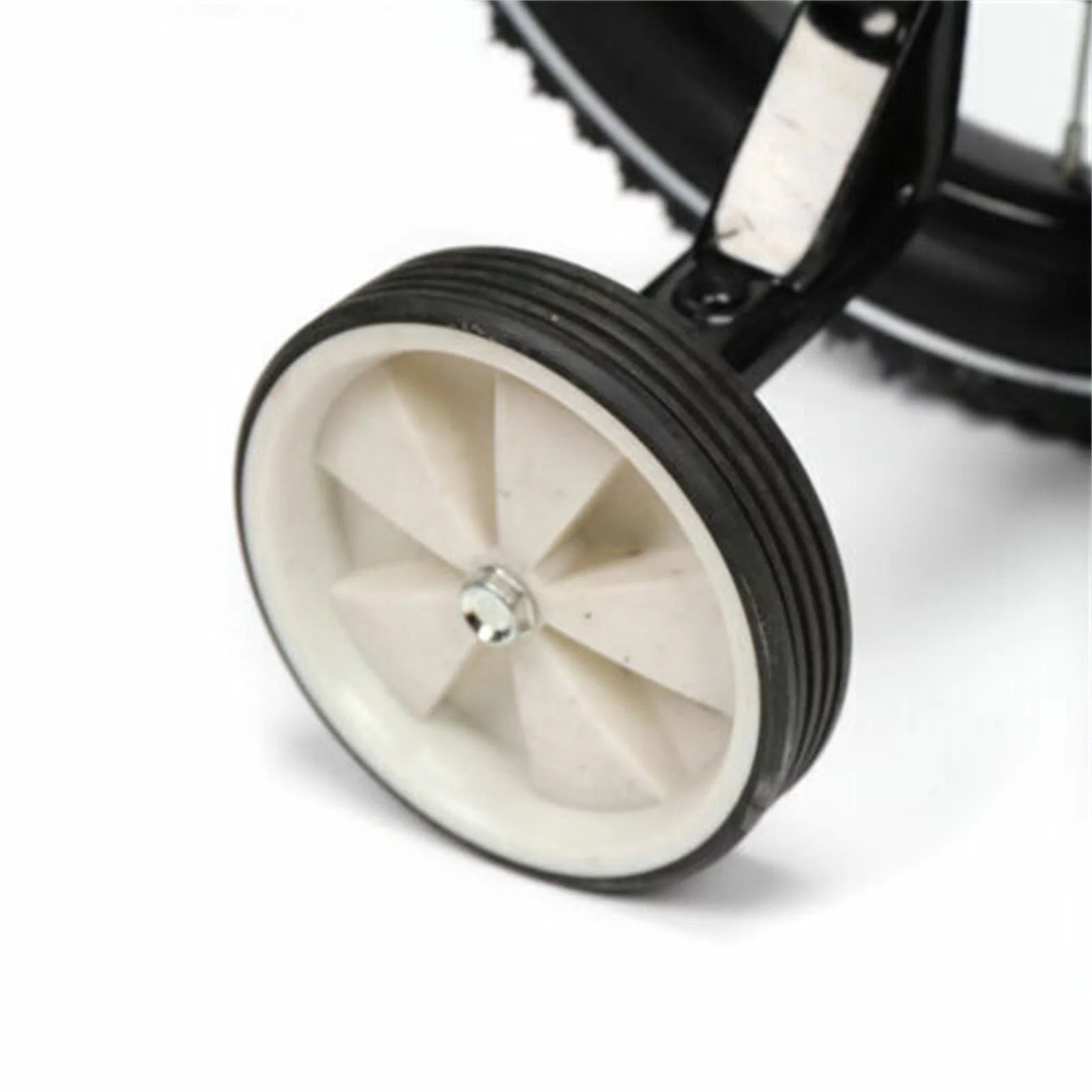 YIYIBYUS 14 Inch Kids Bike Boy Girl Safe Bicycle with Training Wheels and Adjustable Seat, White - Womvr