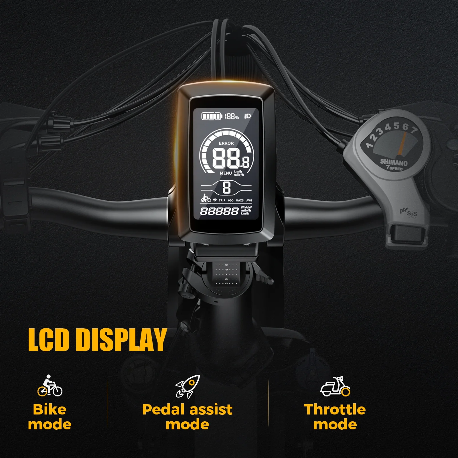 Heybike Ranger Electric Bike for Adults with 500W Motor, 48V 15Ah Removable Battery, 20