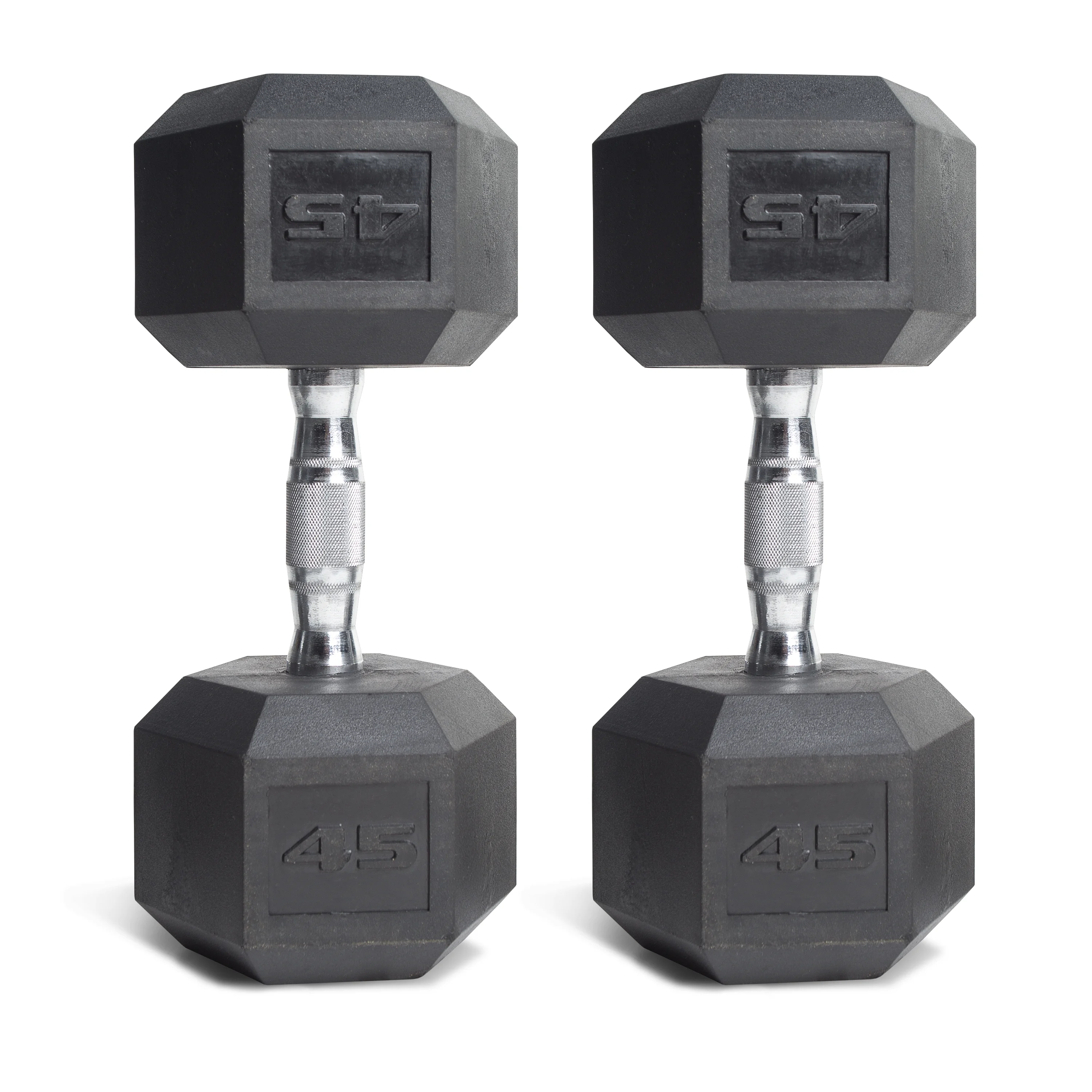 45lb Coated Dumbbell, Pair - Womvr