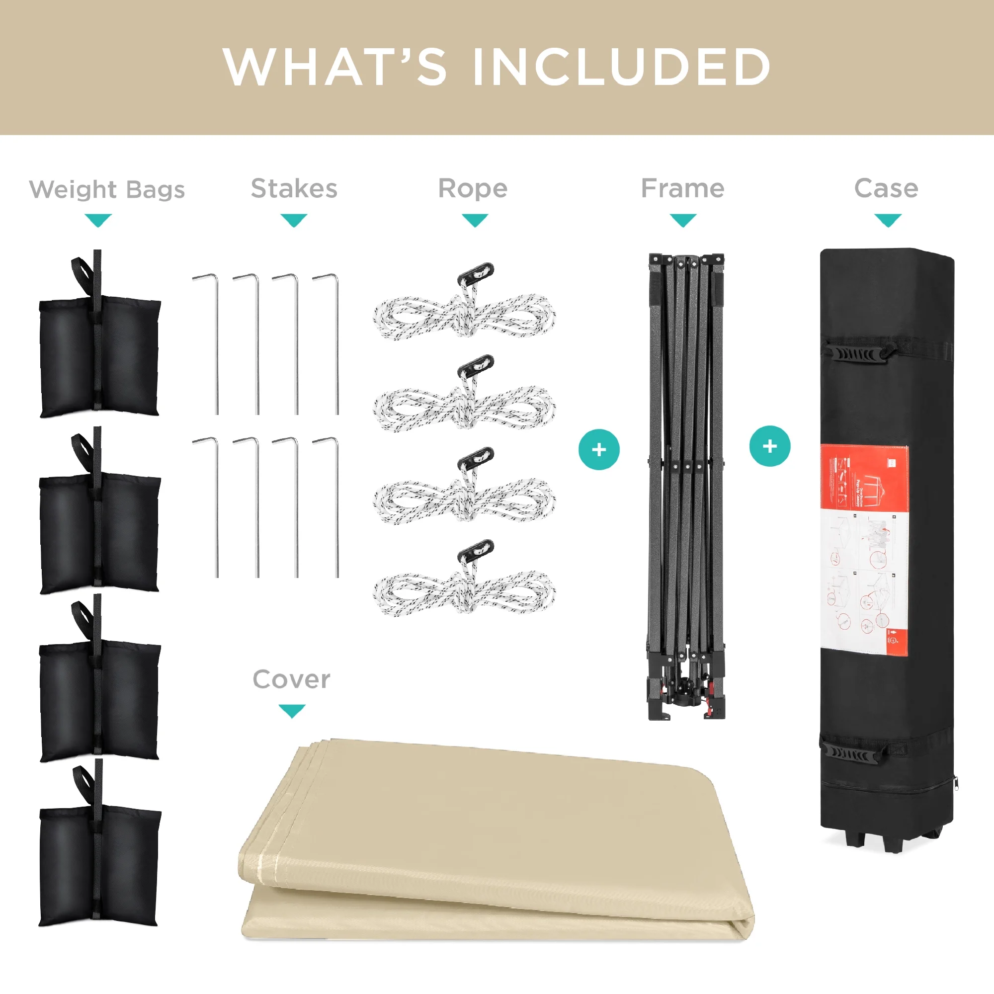 Best Choice Products 10x10ft Easy Setup Pop Up Canopy w/ 1-Button Setup, Wheeled Case, 4 Weight Bags - Cerulean - Womvr