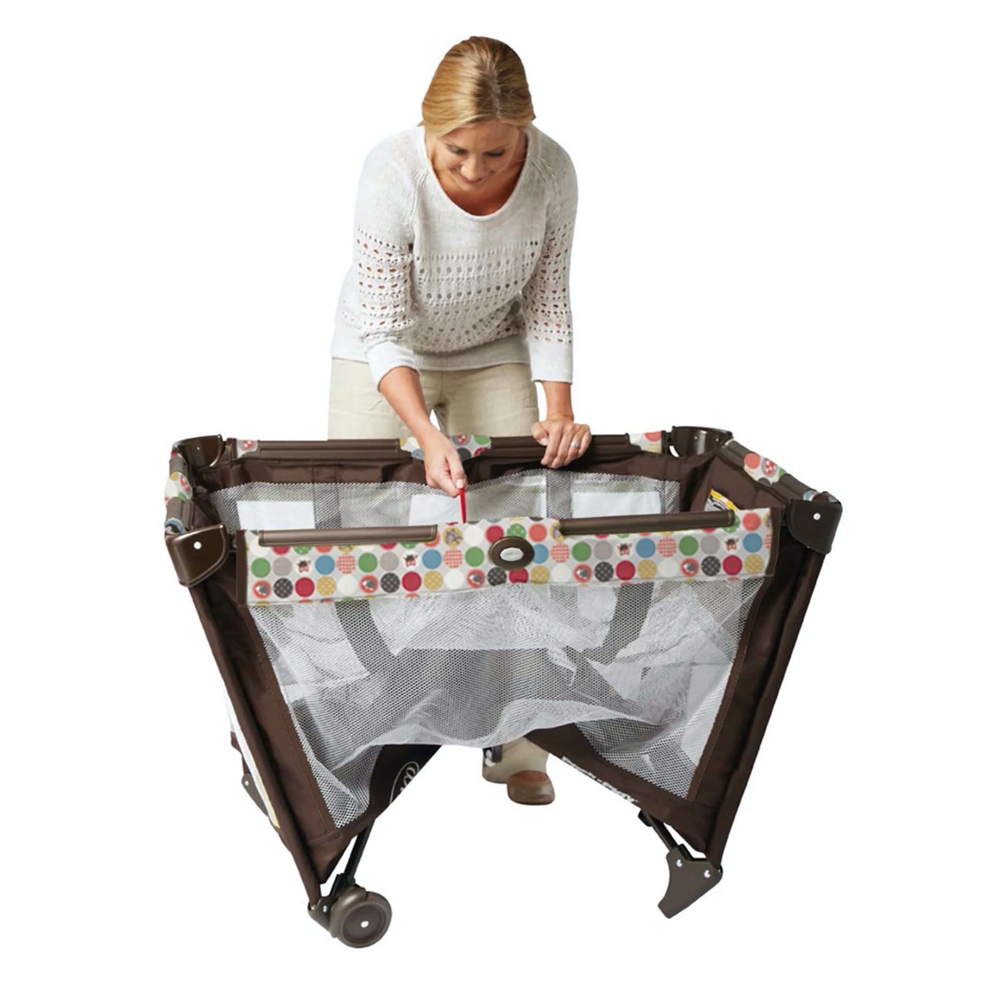 Graco Pack 'n Play Portable Playard, Carnival, 18.52 lbs, Unisex - Womvr