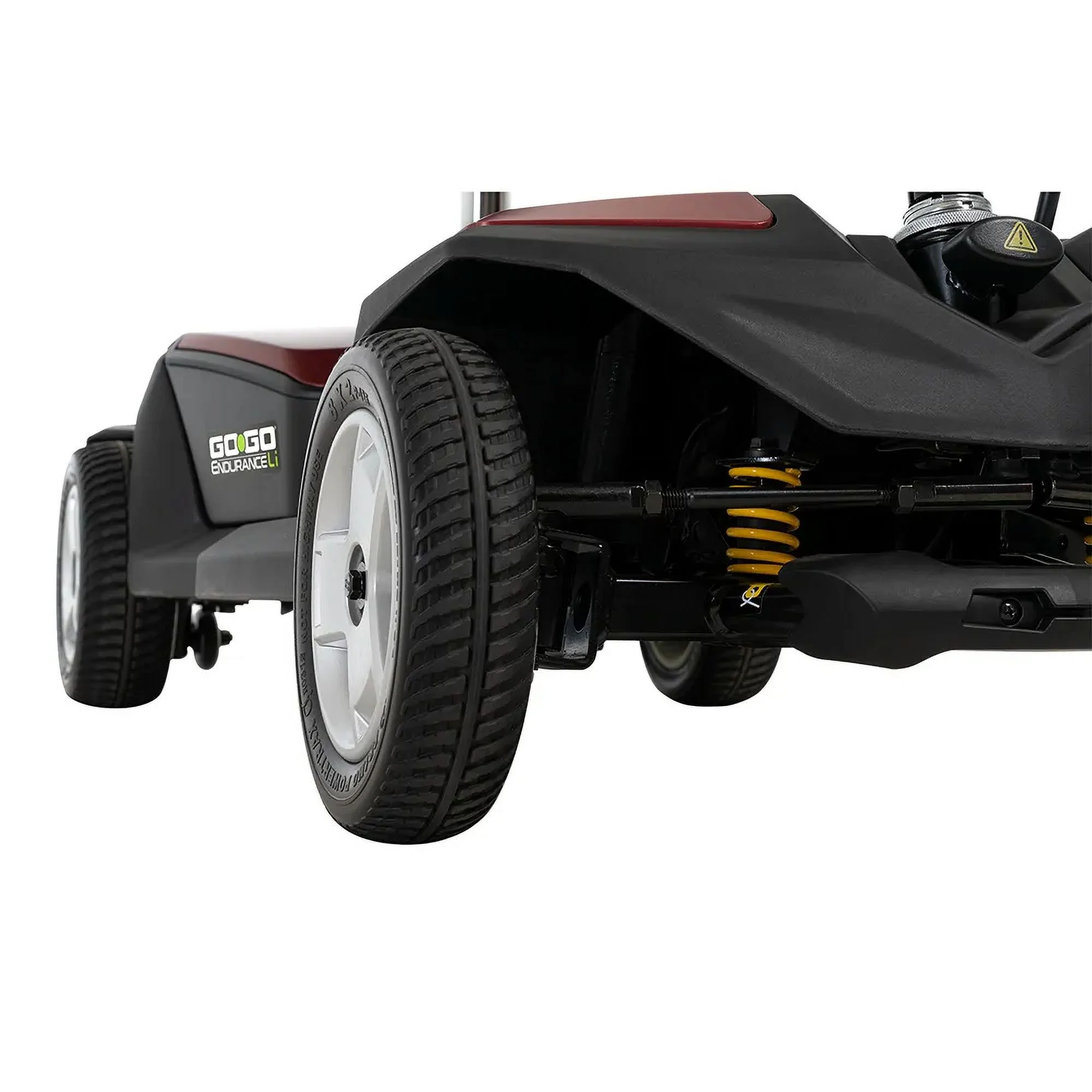 Pride Mobility Go-Go Endurance Li (Lithium Battery) Mobility Scooter, With 5-Year Extended Warranty - Womvr