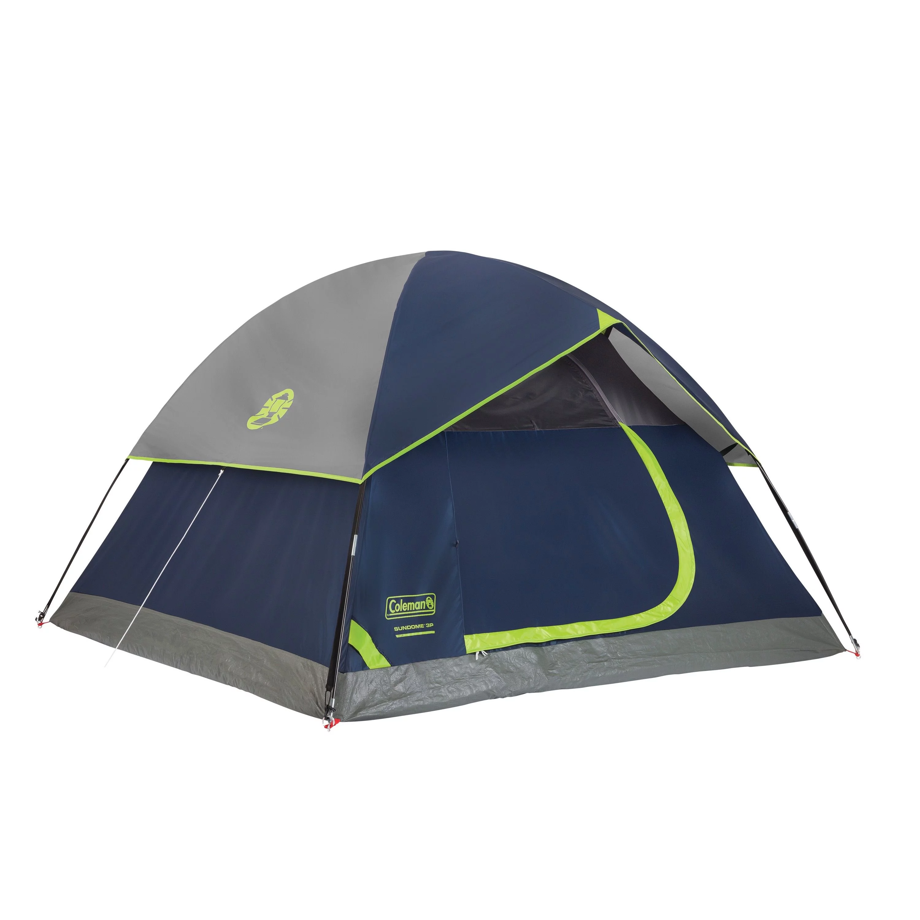Coleman 3-Person Sundome Dome Camping Tent, Blue - Womvr