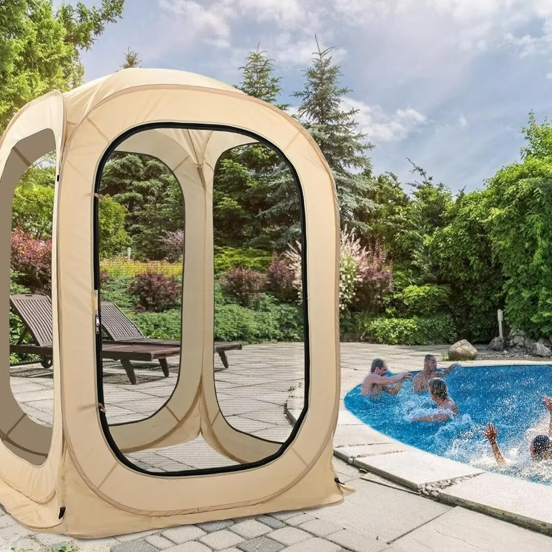 Docred Sports Tent, Weather Pop Up Shelter Bubble Tent clear tent Up to 3 People - Womvr