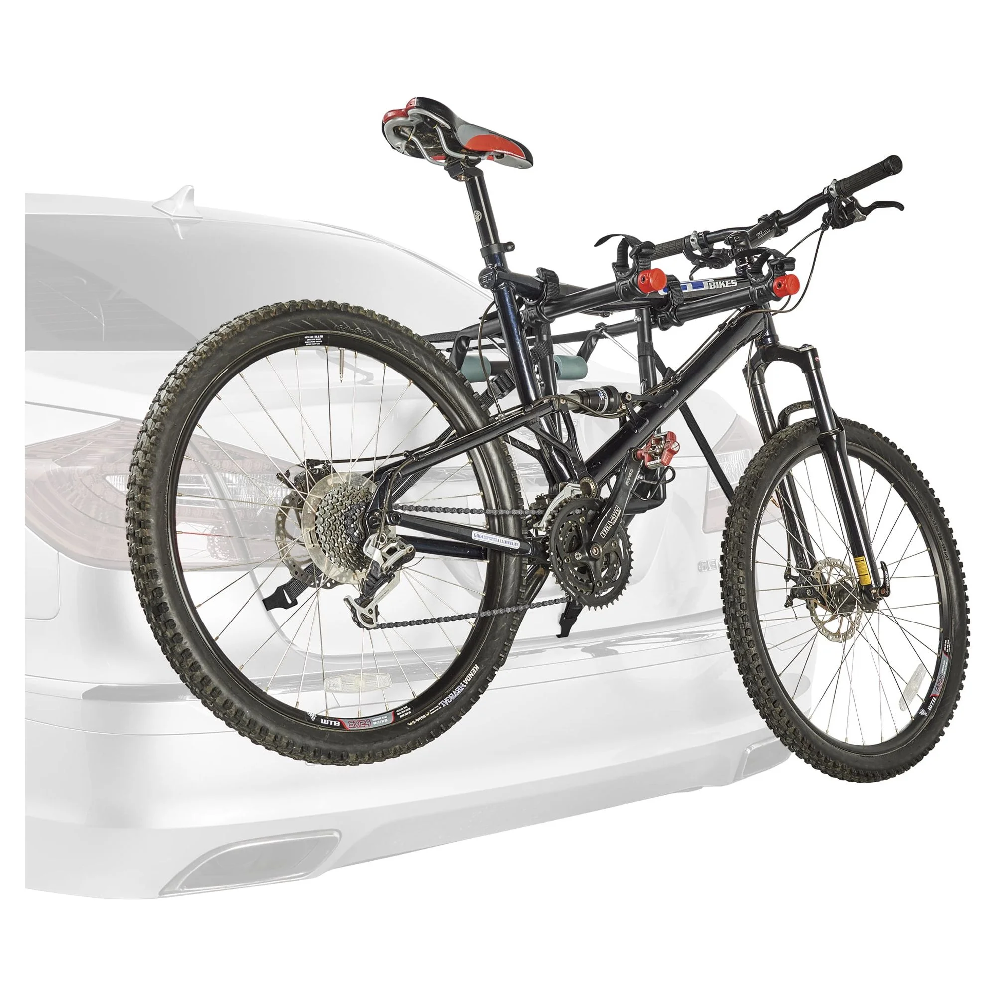 Allen Sports Deluxe 2-Bicycle Trunk Mounted Bike Rack Carrier, model 102DN, 35 lbs per bike capacity - Womvr