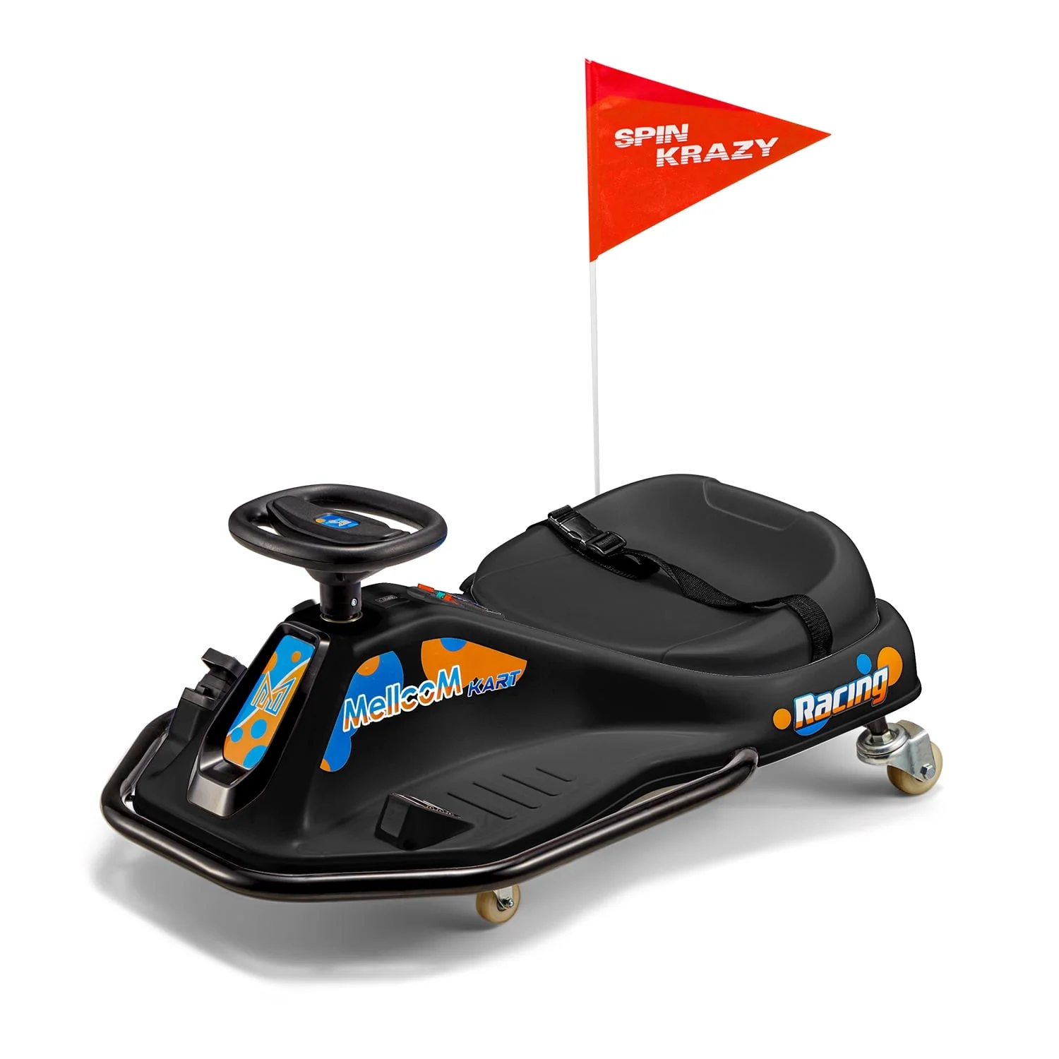 Hommow 12V Ride on Drift Car for Kids,Electric Drifting Go-Kart with Acceleration Pedal, Music, Bluetooth, LED Lights,Christmas Gift for 4-18Years Old,Blue - Womvr