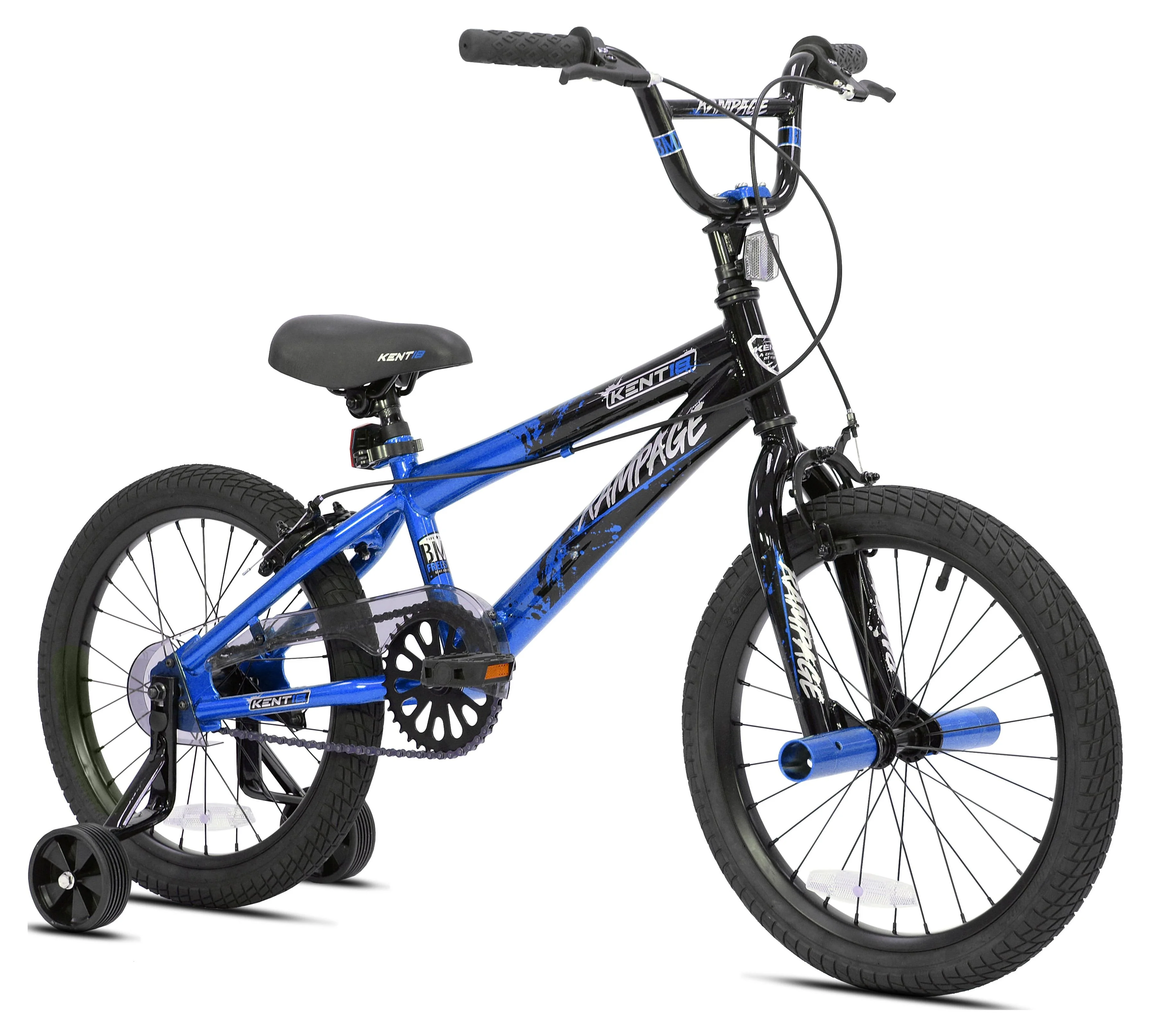 Kent Bicycle 18 in. Rampage Boy's BMX Child Bicycle, Gold and Black - Womvr