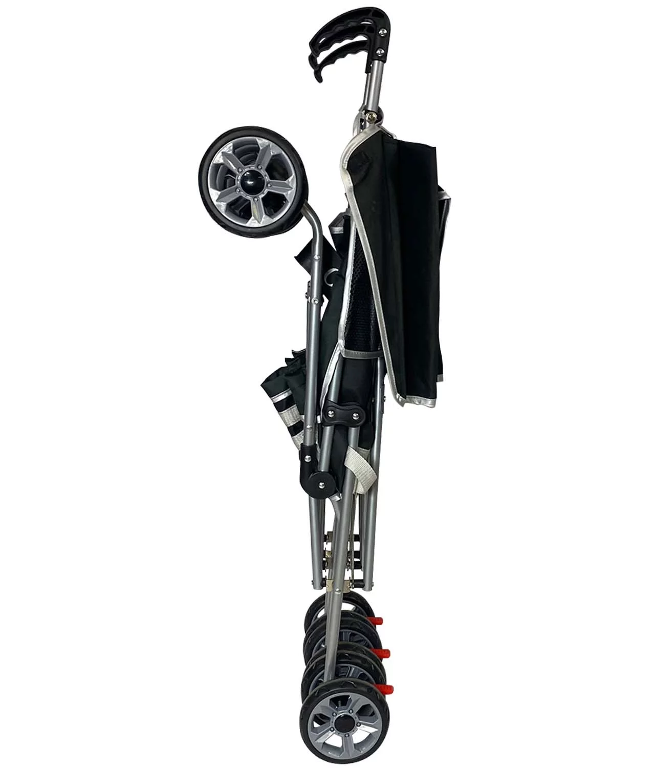 AmorosO Baby Umbrella Stroller with EVA Wheel Tire Black Double Stroller for Girls and Boys 42005 - Womvr