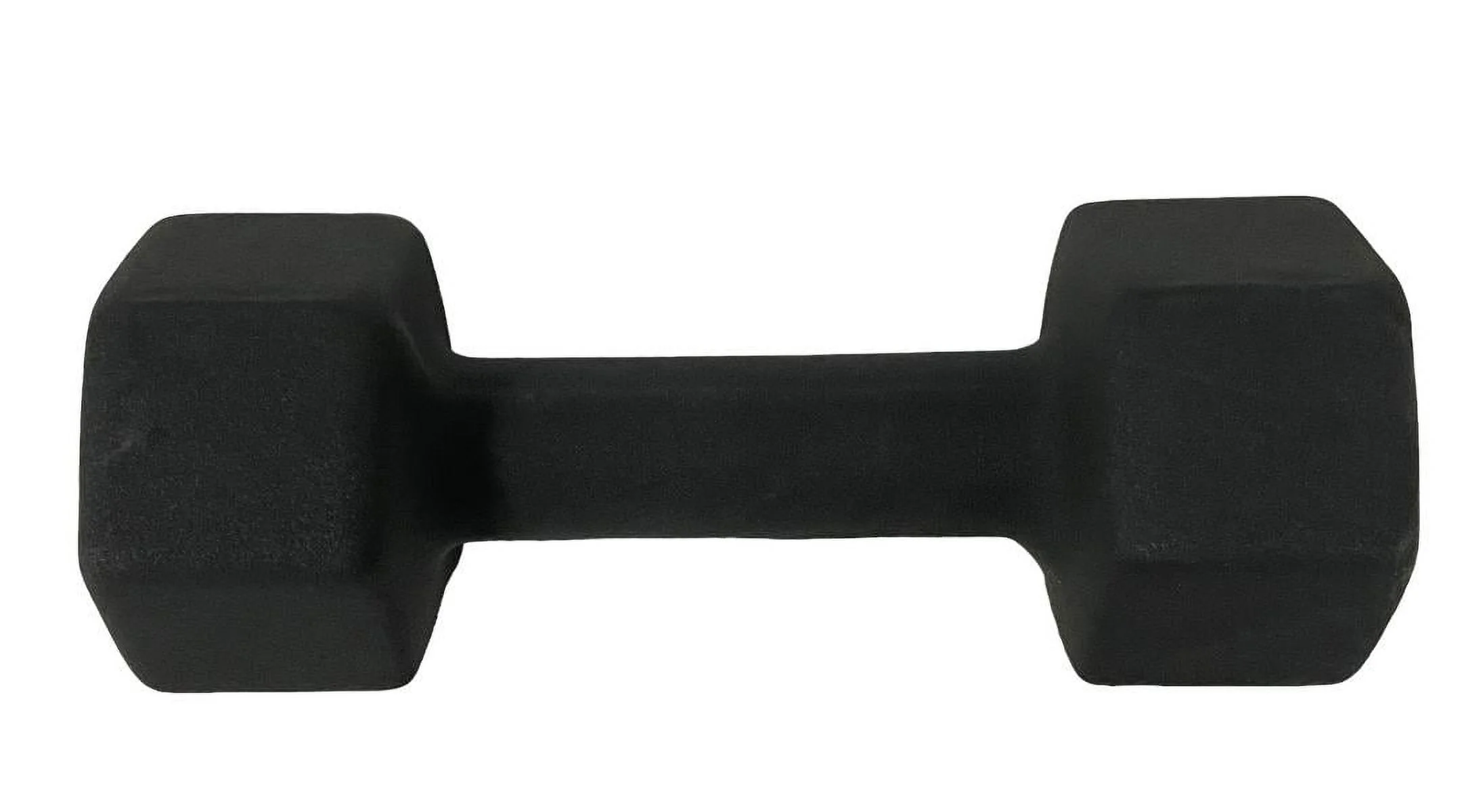 Rainforest Basics Neoprene 5 Lbs. Hex Dumbbells Hand Weights, Set of 2 - Womvr