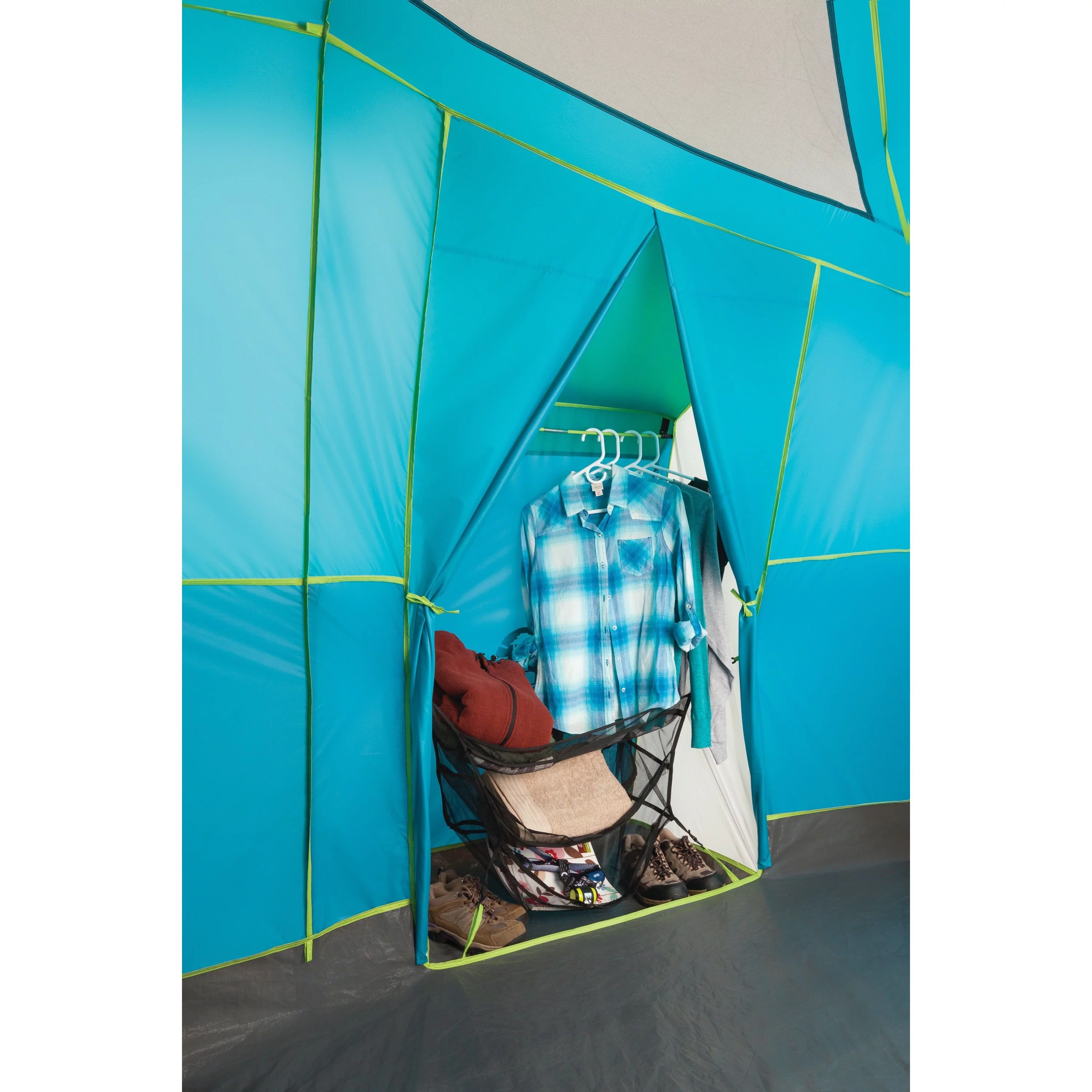 Coleman® 8-Person Tenaya Lake™ Fast Pitch™ Cabin Camping Tent with Closet, Light Blue - Womvr