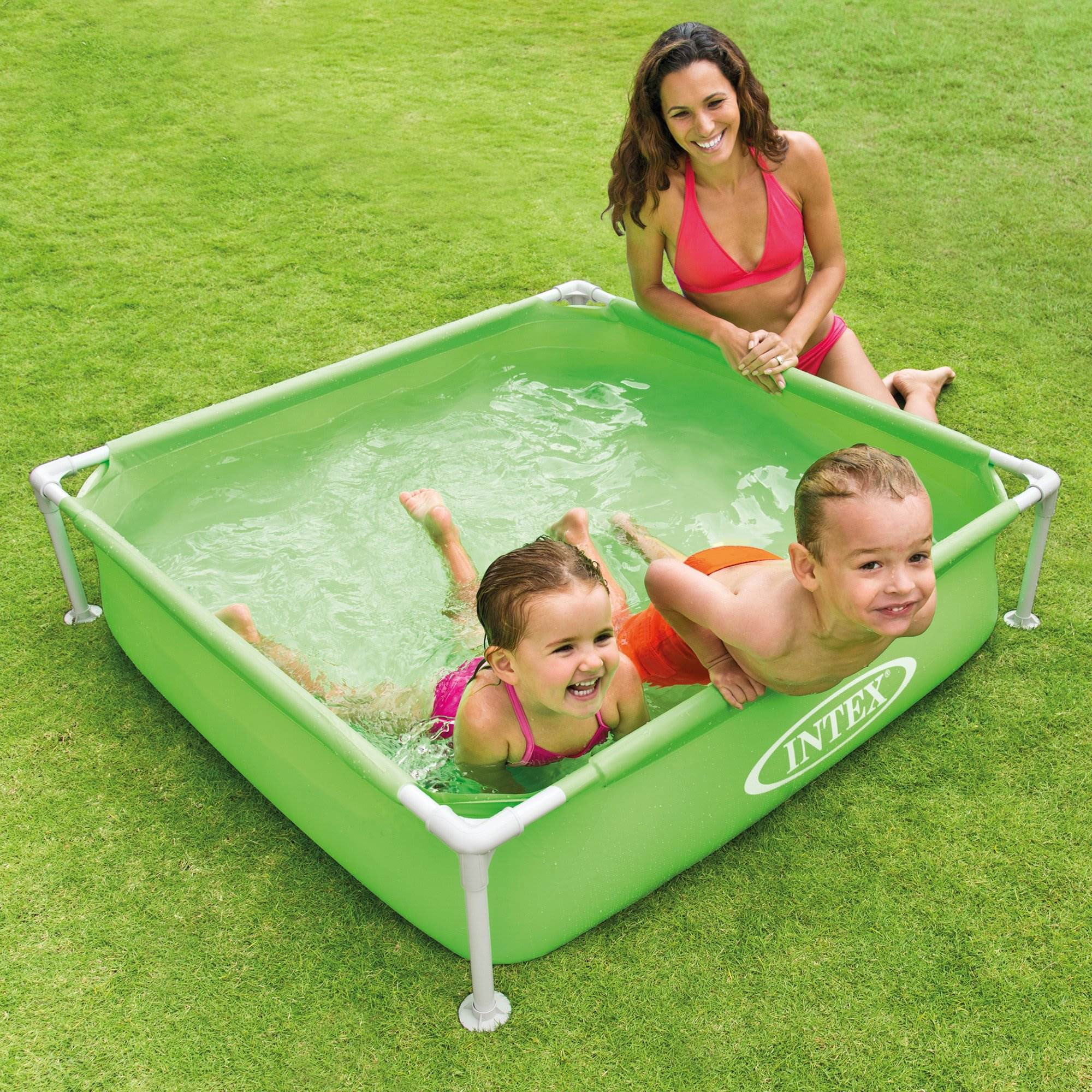 Intex Mini Frame Pool, Blue - Womvr