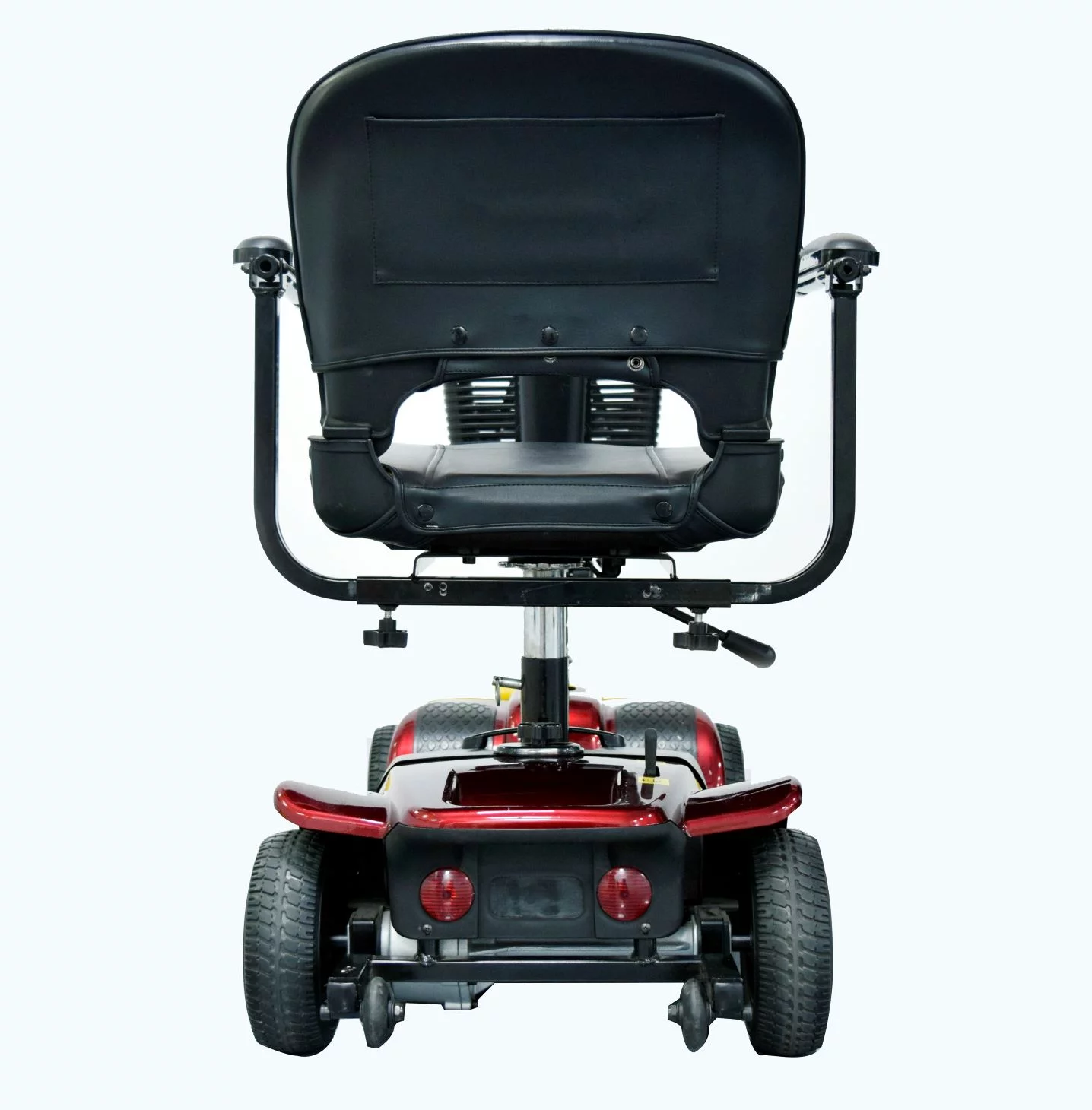 Equate Mobility 4-Wheel Motorized Power Scooter, Red - Womvr