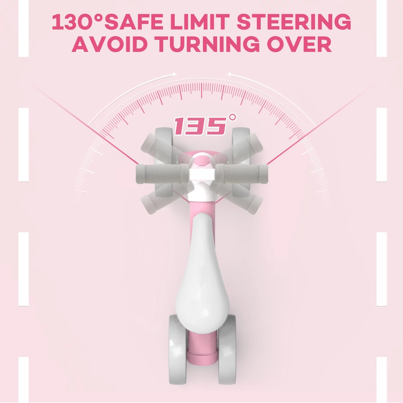 Sejoy Baby Balance Bike Children Walker for 1-3 Years Old Boys Girls 12-36 Months Kids Toddler First Bike 4 Wheels Riding Toys,First Birthday Gifts - Womvr