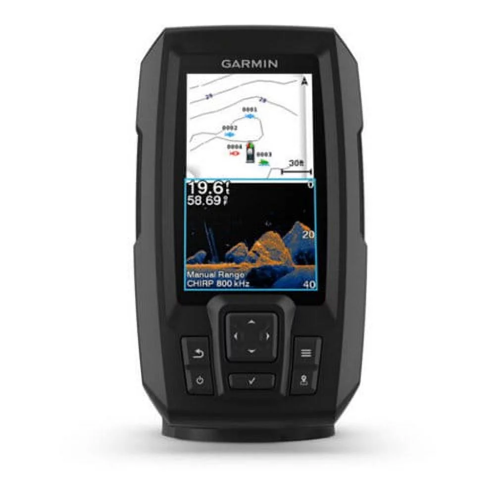 Garmin STRIKER Vivid 4cv 4.3 Inch CHIRP Fishfinder with GT20-TM Transducer - Womvr