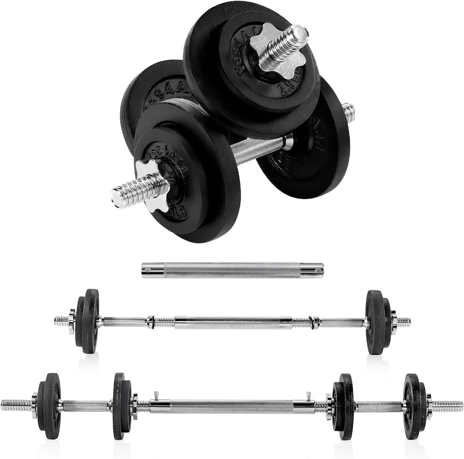 Dumbbell Adjustable 60lbs + Connector - Womvr