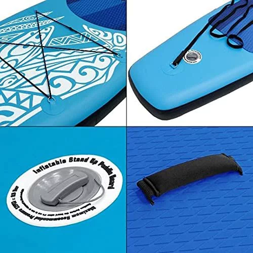 JSP Stand Up Inflatable Paddle Board 10.5' SUP Blow Up Boat 330 lb Capacity - Womvr