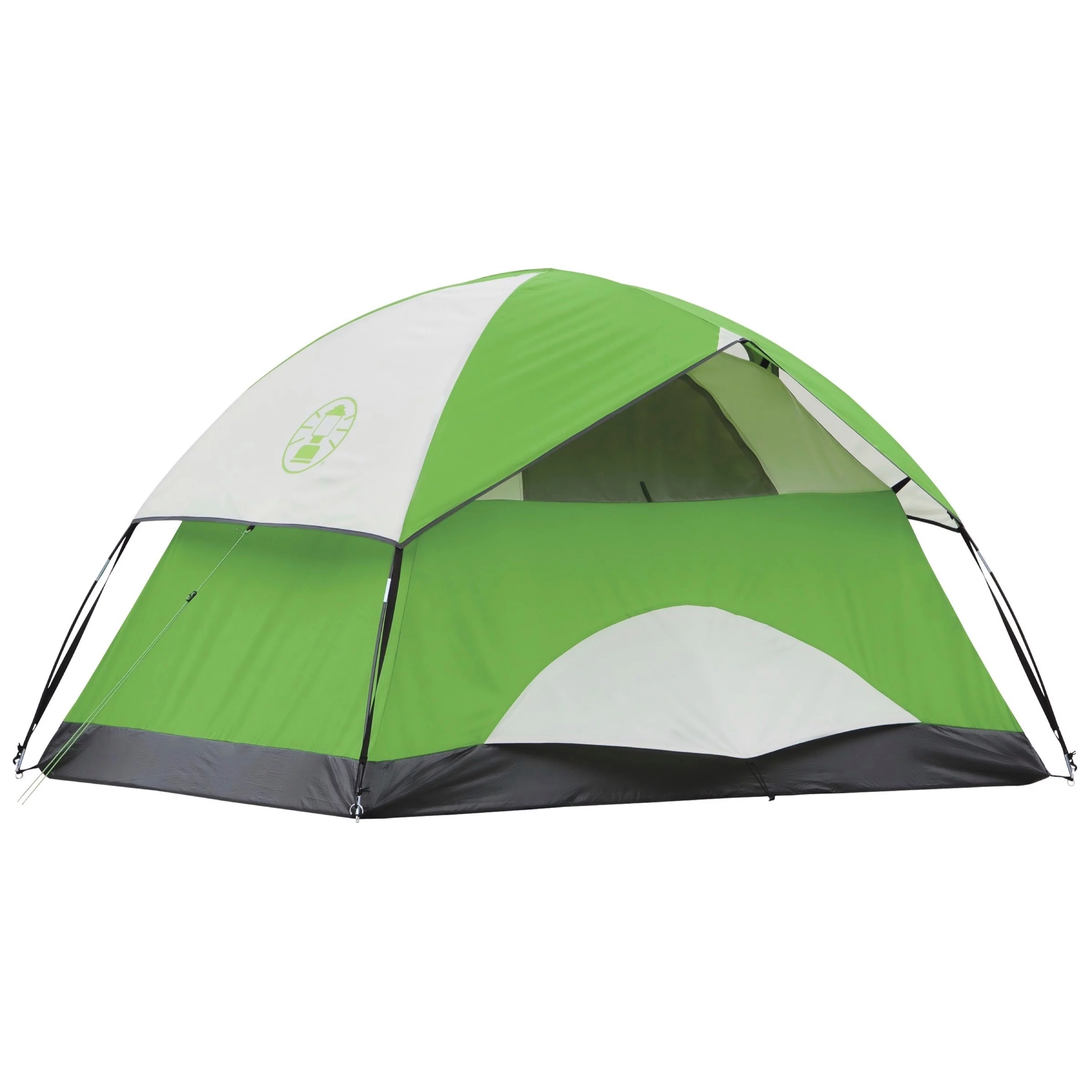 Coleman Sundome 2-Person Weatherproof Dome Tent with E-Port, 1 Room, Green - Womvr