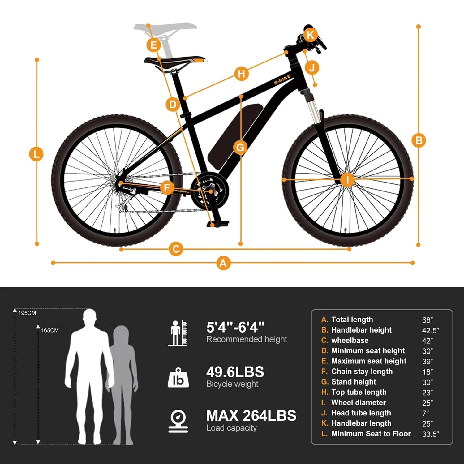 Yoloway EB5 PLUS Electric Bike for Adults, 500W Brushless Motor Ebike with 480Wh Removable Battery, 27.5