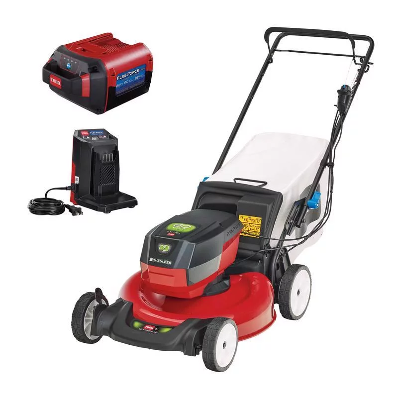Toro Recycler 21357 21 in. 60 V Battery Self-Propelled Lawn Mower Kit (Battery & Charger) - Womvr