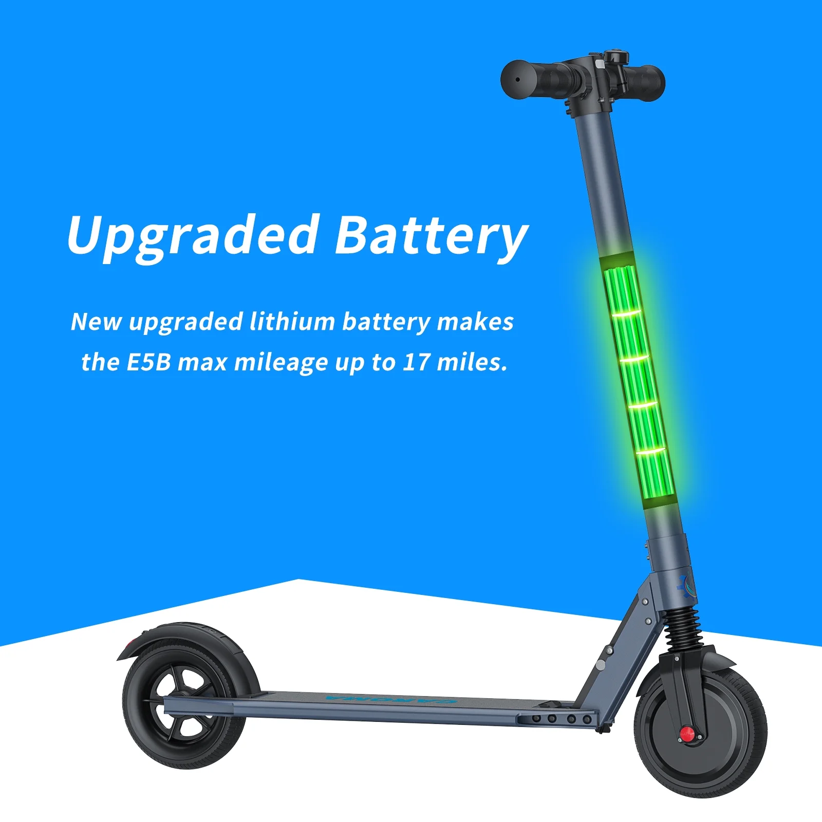 Caroma Electric Scooter for Adults, 20 Mph & 25 Miles Range, 10