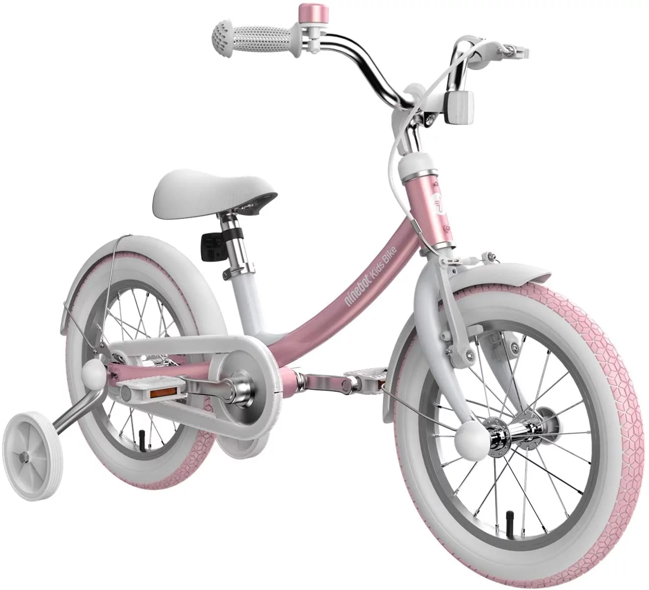 Segway-Ninebot Kids Bicycle 14 In. in Pink with Training Wheels - Womvr