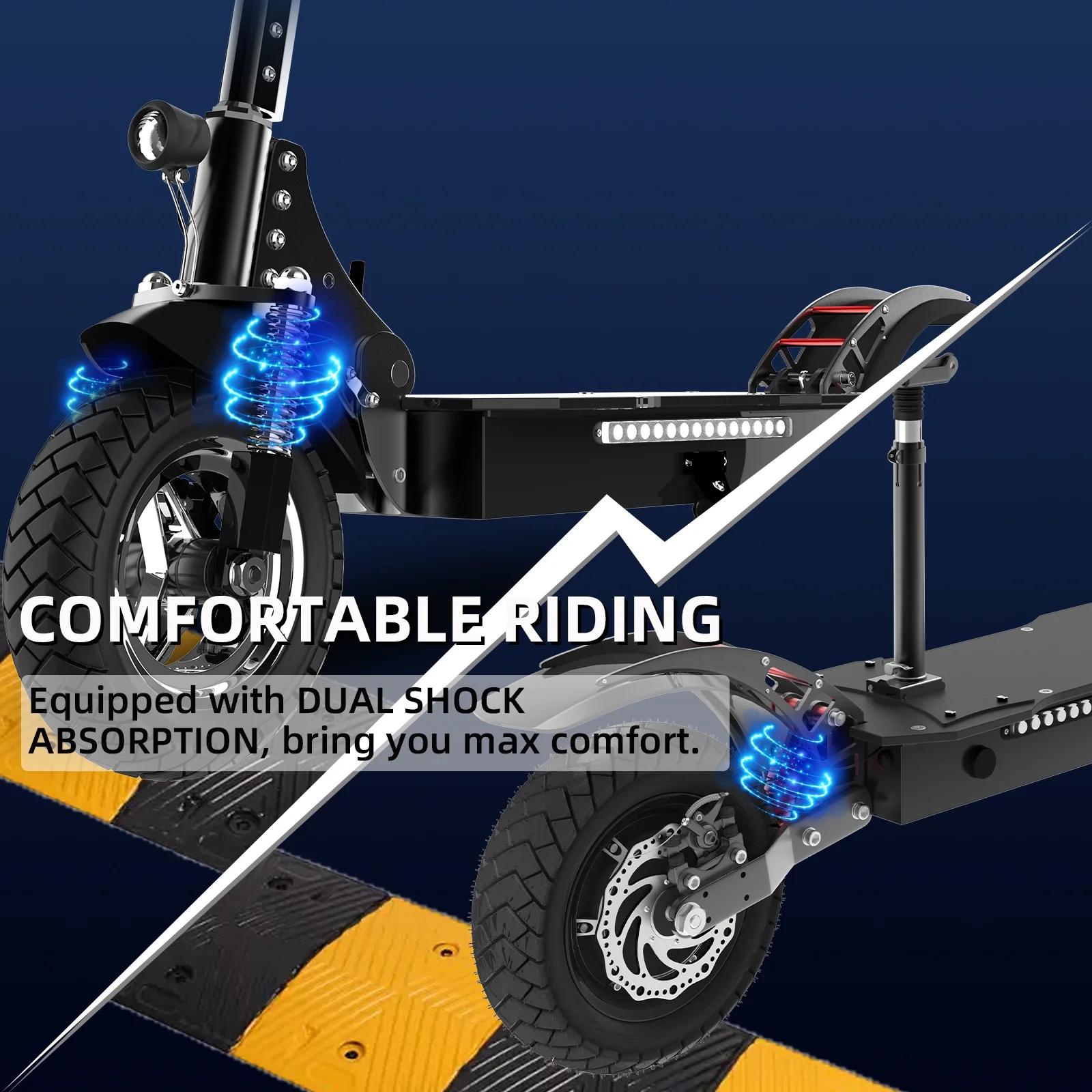 AJOOSOS X750 Electric Scooter - 35 mph Max Speed, 40 Miles Long Range, 1300W Powerful Motor, Foldable Electric Scooter for Adults - Womvr