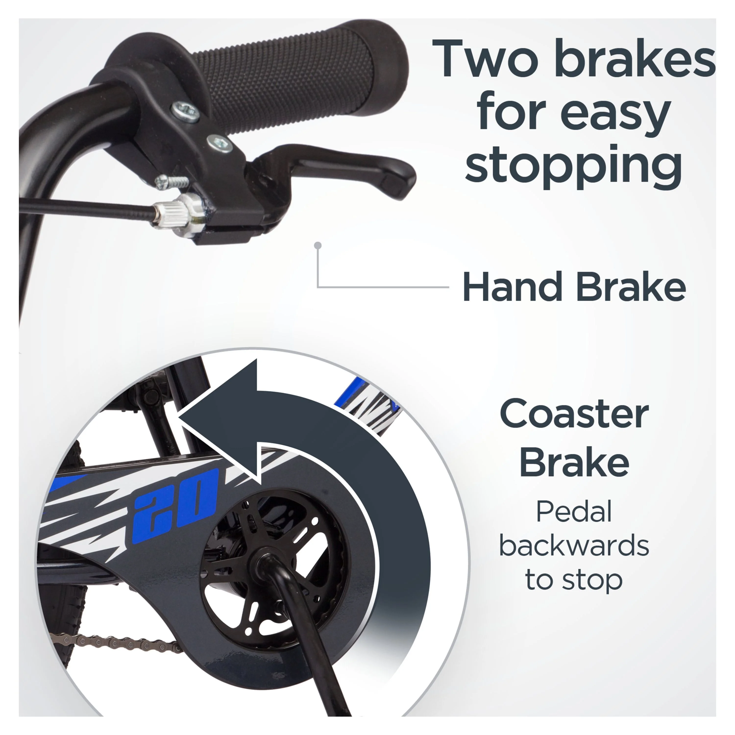 Schwinn Fierce Kids Bicycle, 20 in. Wheels, Boys, Ages 6 +, Blue - Womvr