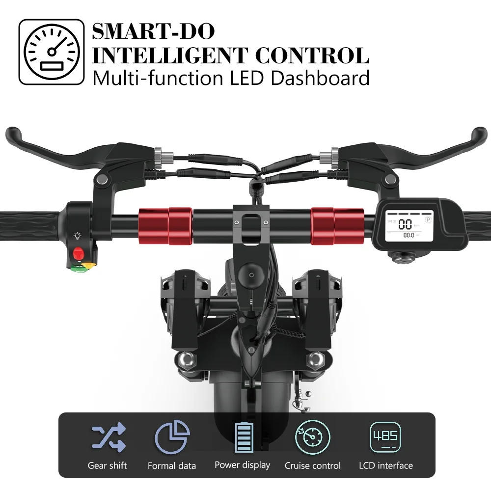 Electric Scooter 28 mph & 25 Miles 700W Kick Scooter, 10