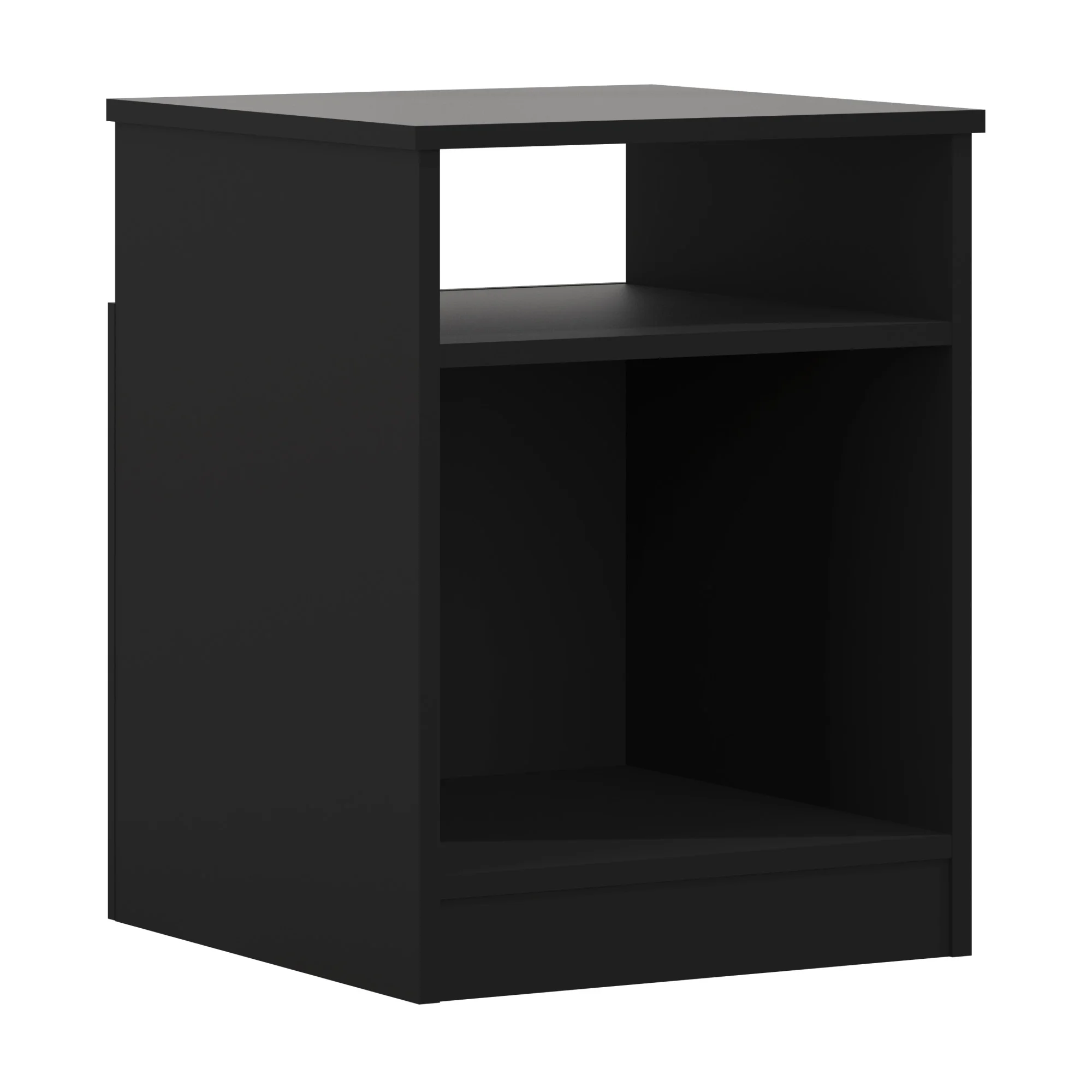 Mainstays Ardent Open Shelf Nightstand, White - Womvr