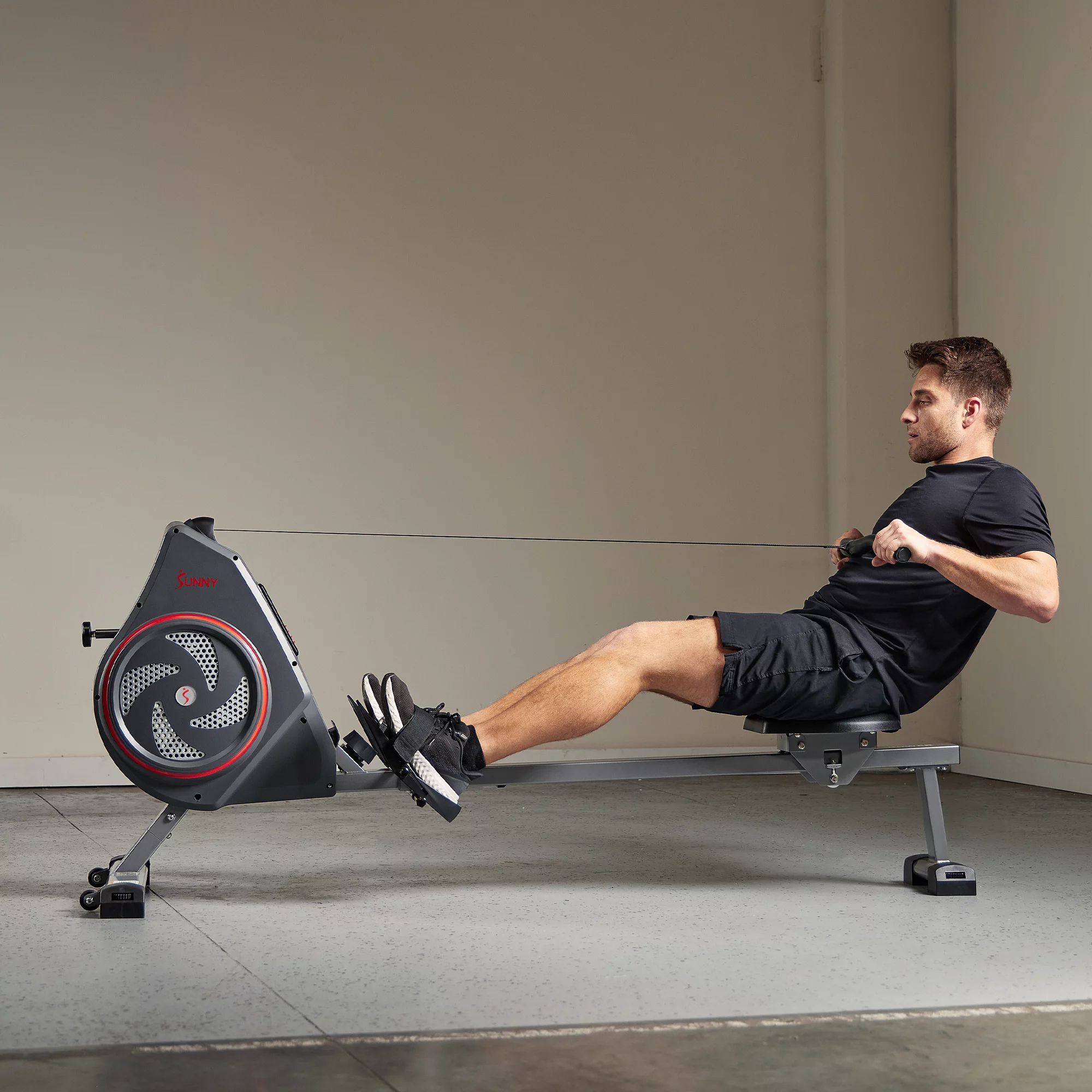 Sunny Health & Fitness Air+ Magnetic Rowing Machine with Exclusive SunnyFit® App and Smart Bluetooth Connectivity - SF-RW520008 - Womvr