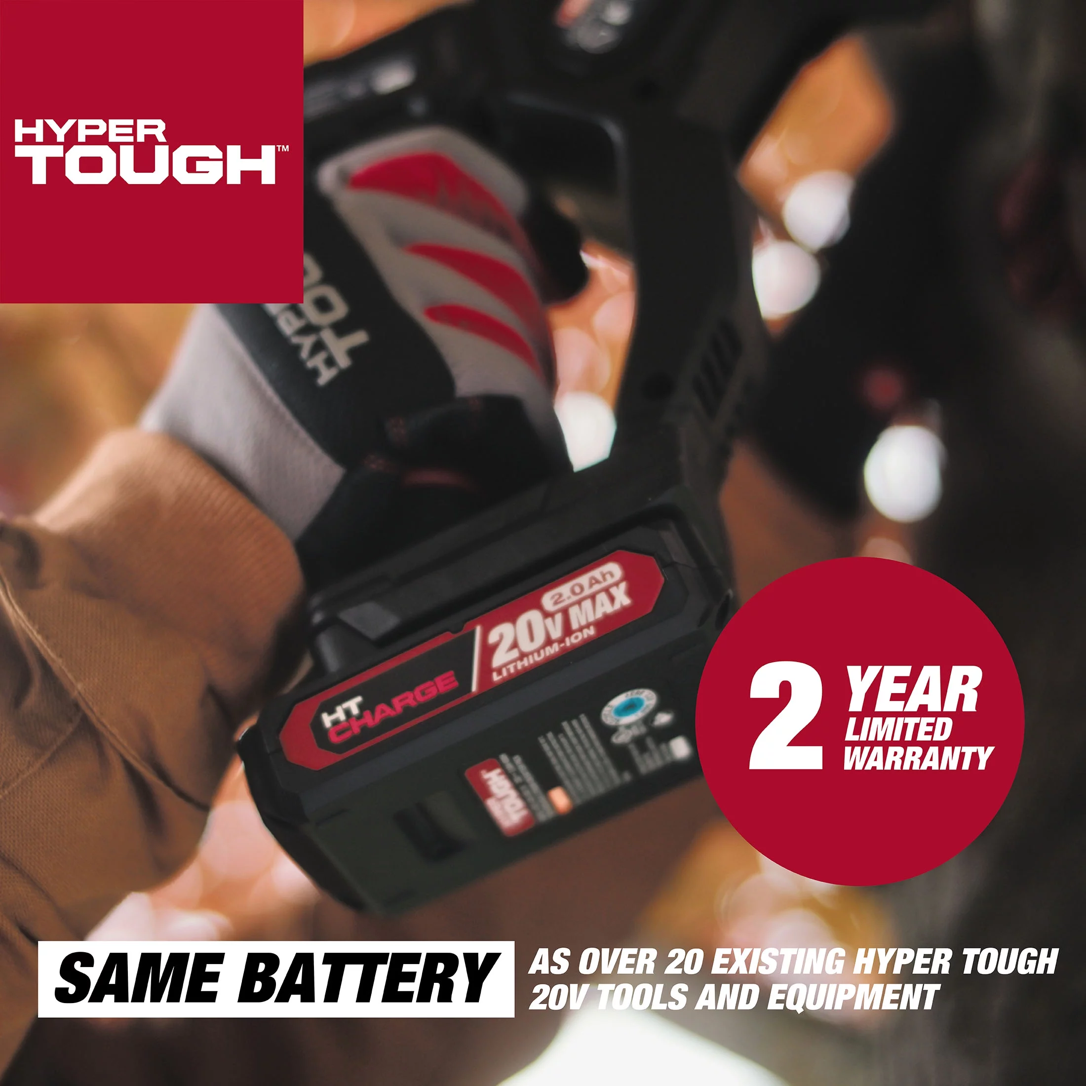 Hyper Tough 20-Volt 6-inch Mini Chainsaw with Battery and Charger, HT13-401-003-03 - Womvr