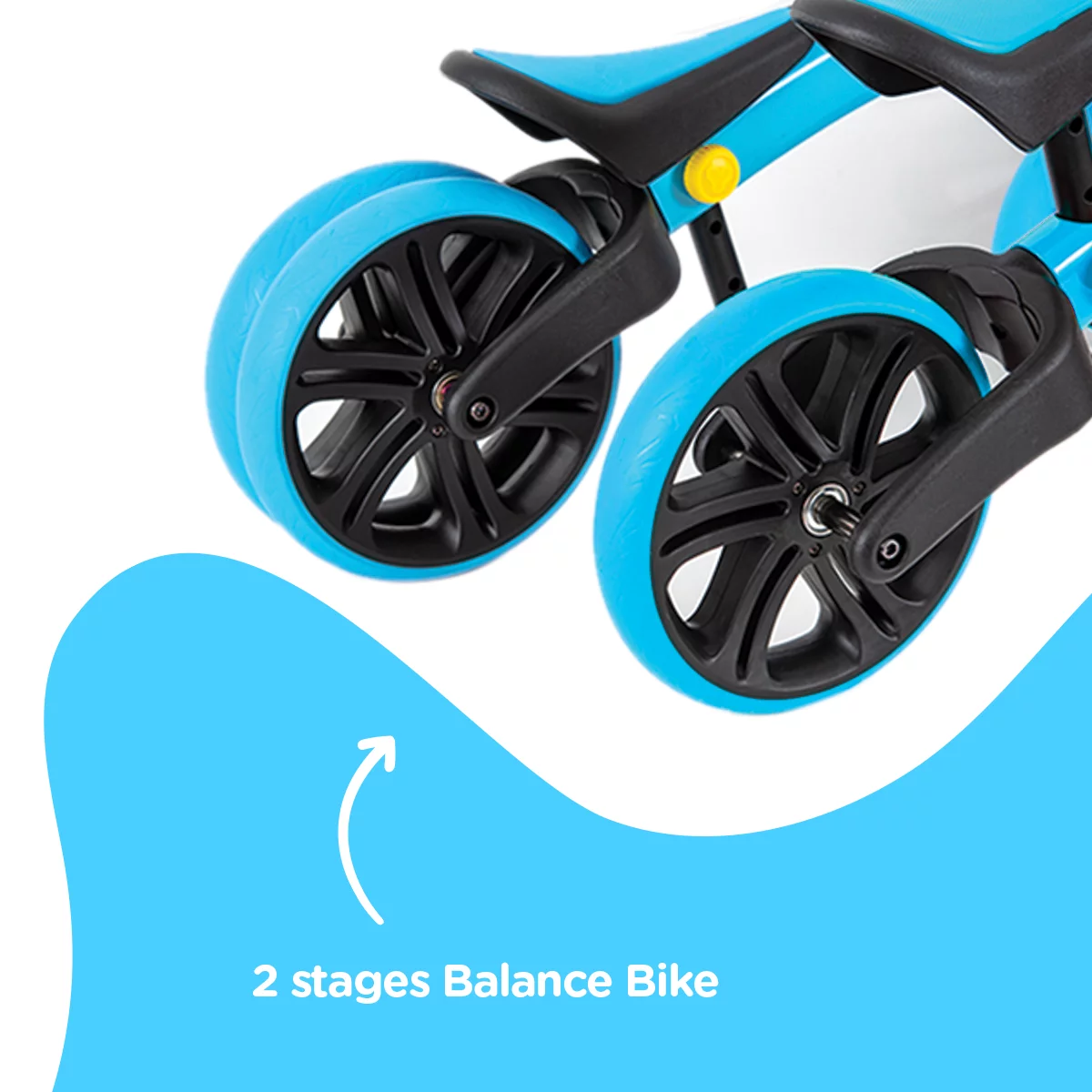 Yvolution Velo Toddler Balance Bike 9'' Wheel (Red) Boys and Girls, 18 Months to 3 Years Old - Womvr