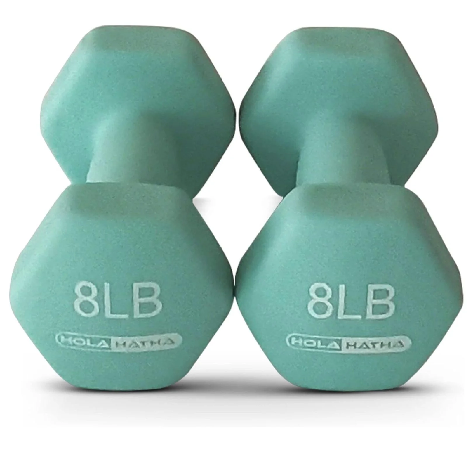 2, 3, 5, 8, and 10 Pound Neoprene Dumbbell Hand Weight Set with Rack - Womvr