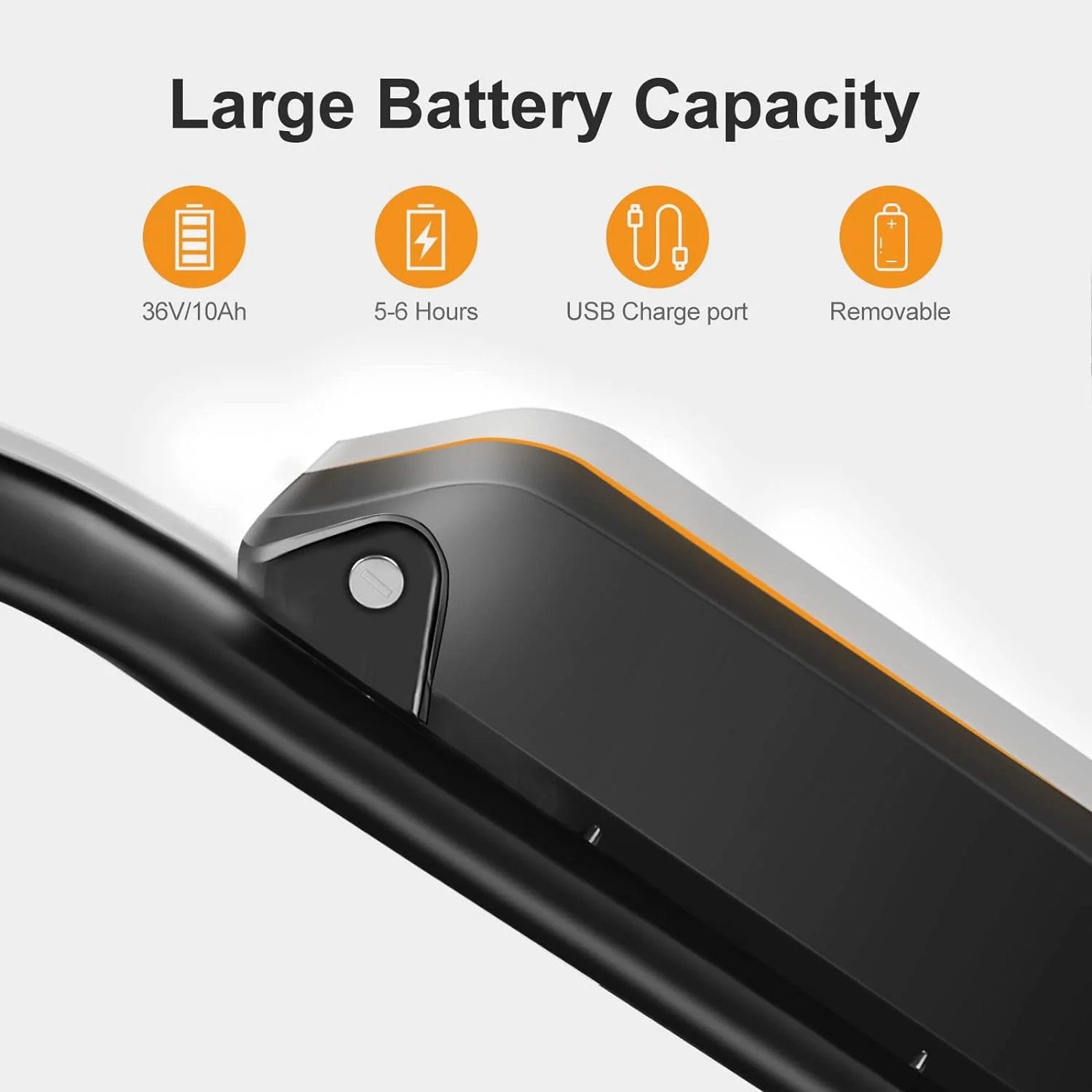 Yoloway EB5 PLUS Electric Bike for Adults, 500W Brushless Motor Ebike with 480Wh Removable Battery, 27.5