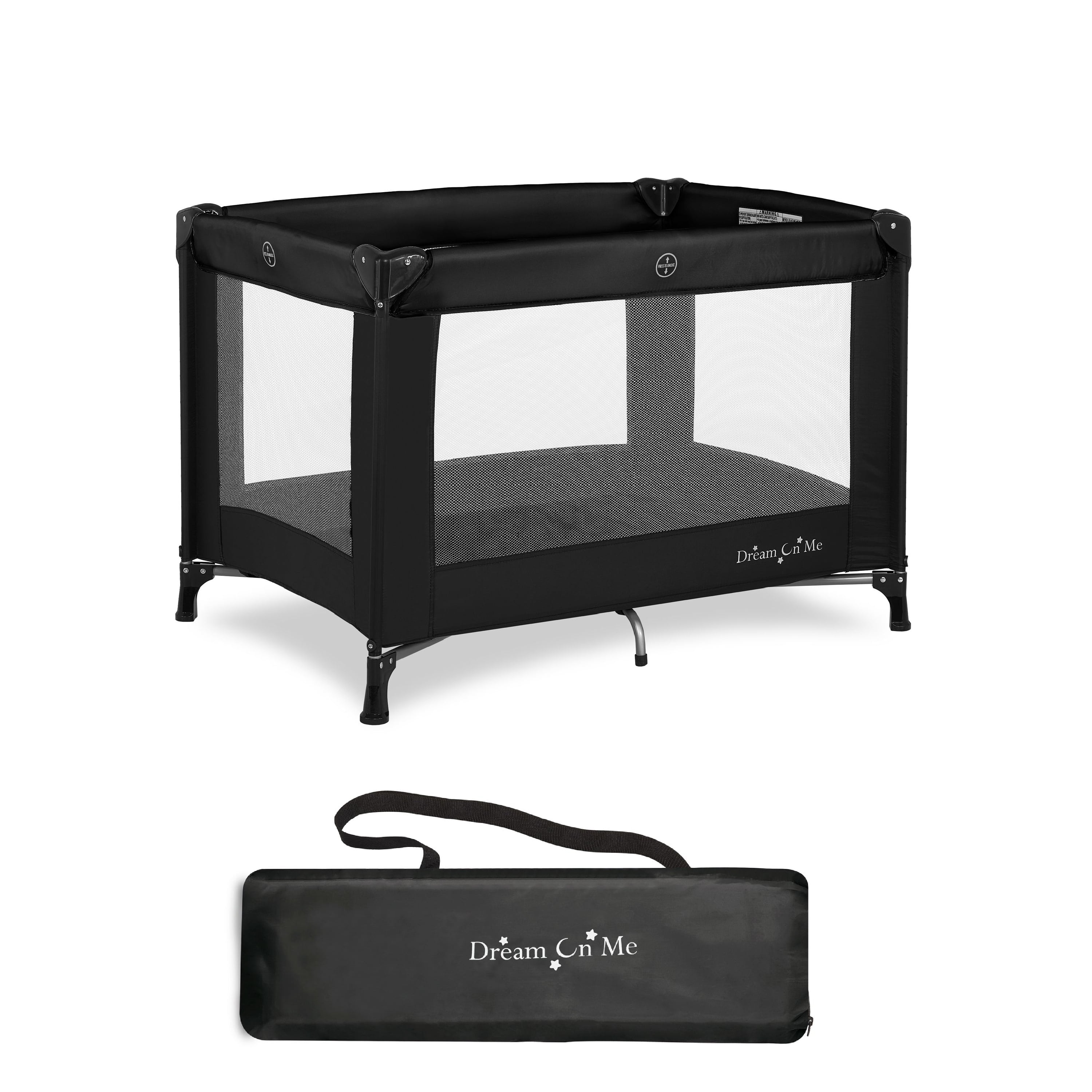 Dream On Me Nest Portable Play Yard with Carry Bag and Shoulder Strap, Pink - Womvr