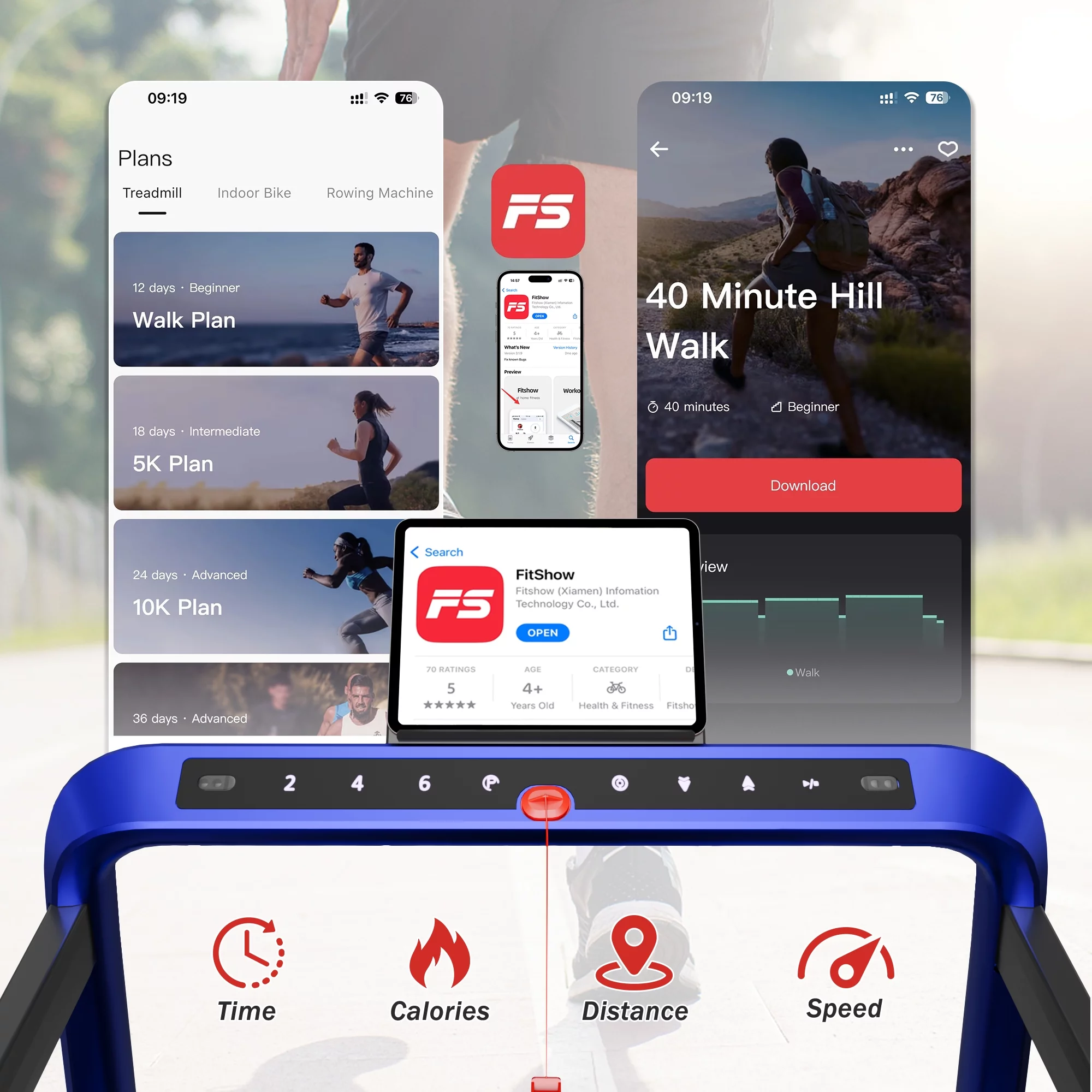 JELENS 2 in 1 Incline Treadmill Under Desk Walking Pad 2.5HP Home Folding Treadmills with Gesture Sensing Control, Walking Machine for Office with Led Display - Womvr