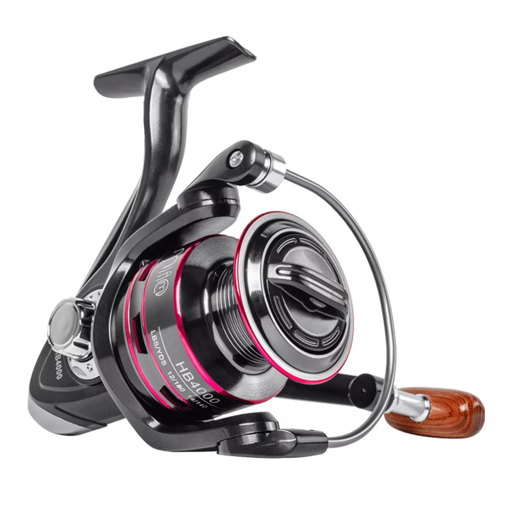 Heavy Duty Spinning Reel Saltwater Offshore Fishing Reel Max Drag 18lbs HB500-HB6000 - Womvr
