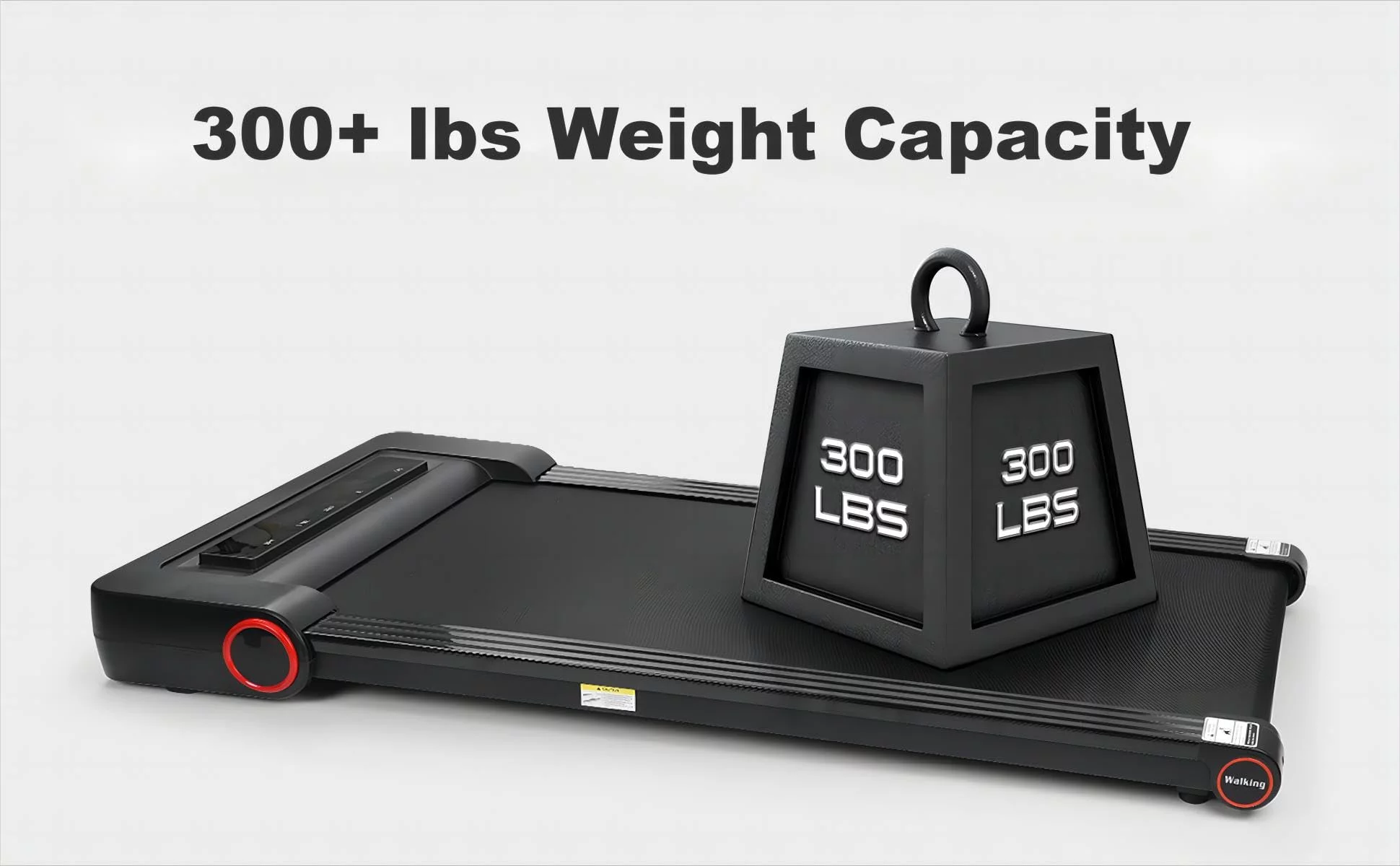 Gallelife Under Desk Treadmill, Quite Walking Pad, Compact Walking Treadmill Under Desk with 300 LBs Capacity, Walking Jogging Machine Installation-Free for Home and Office - Womvr