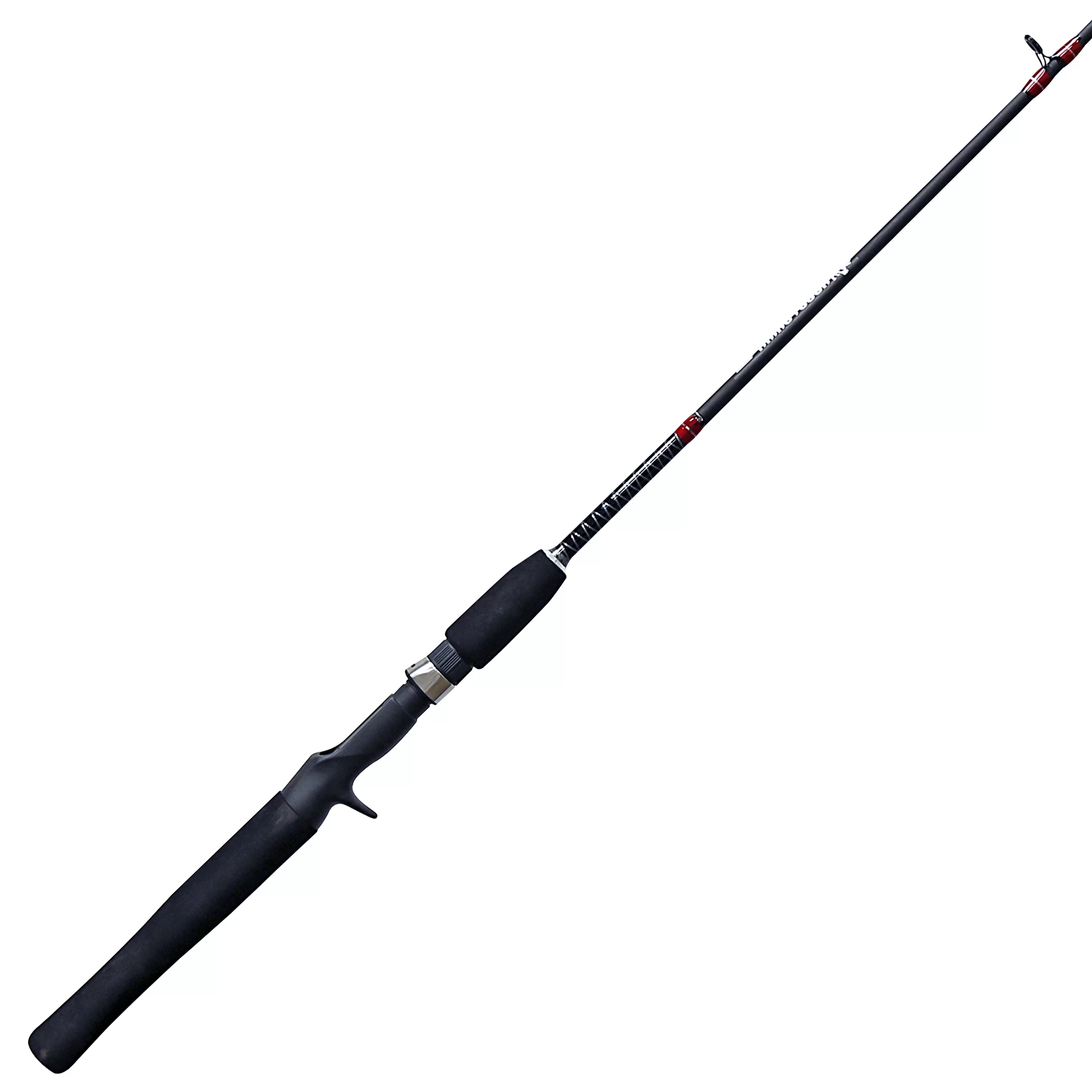 Zebco Rhino Tough Casting Fishing Rod, 5-Foot 6-Inch Fishing Pole, Black - Womvr