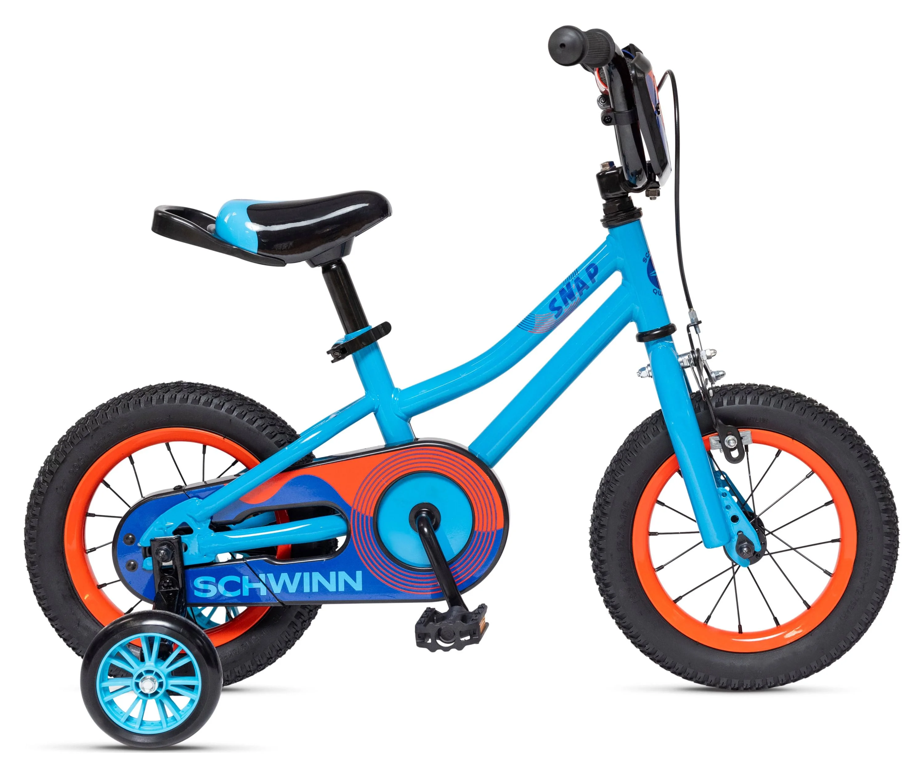 Schwinn Snap 12 inch Boys Kids Bike with Training Wheels, Ages 1-4, Blue - Womvr
