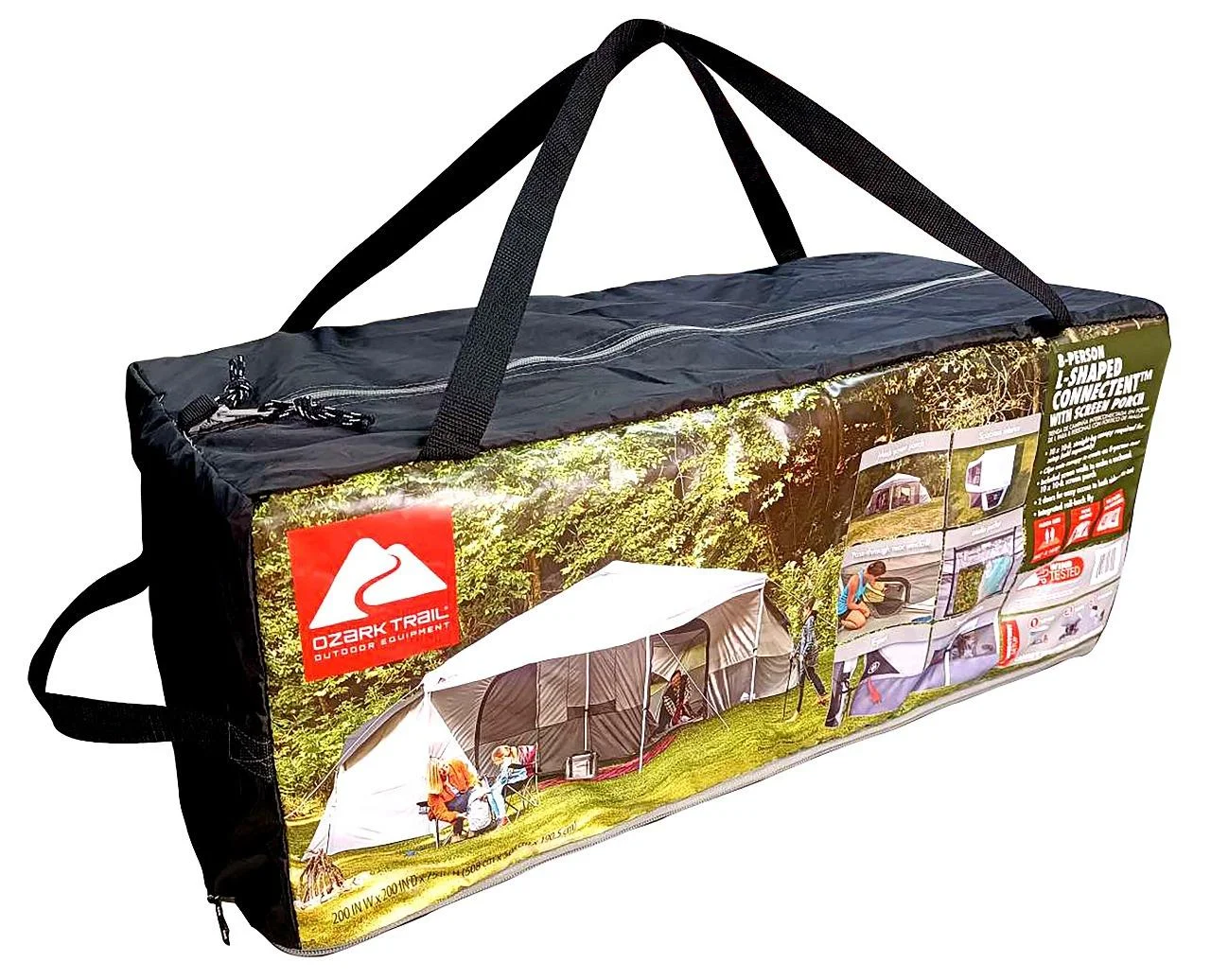 Ozark Trail 8-Person Connect Tent with Screen Porch (Straight-Leg Canopy Sold Separately) - Womvr